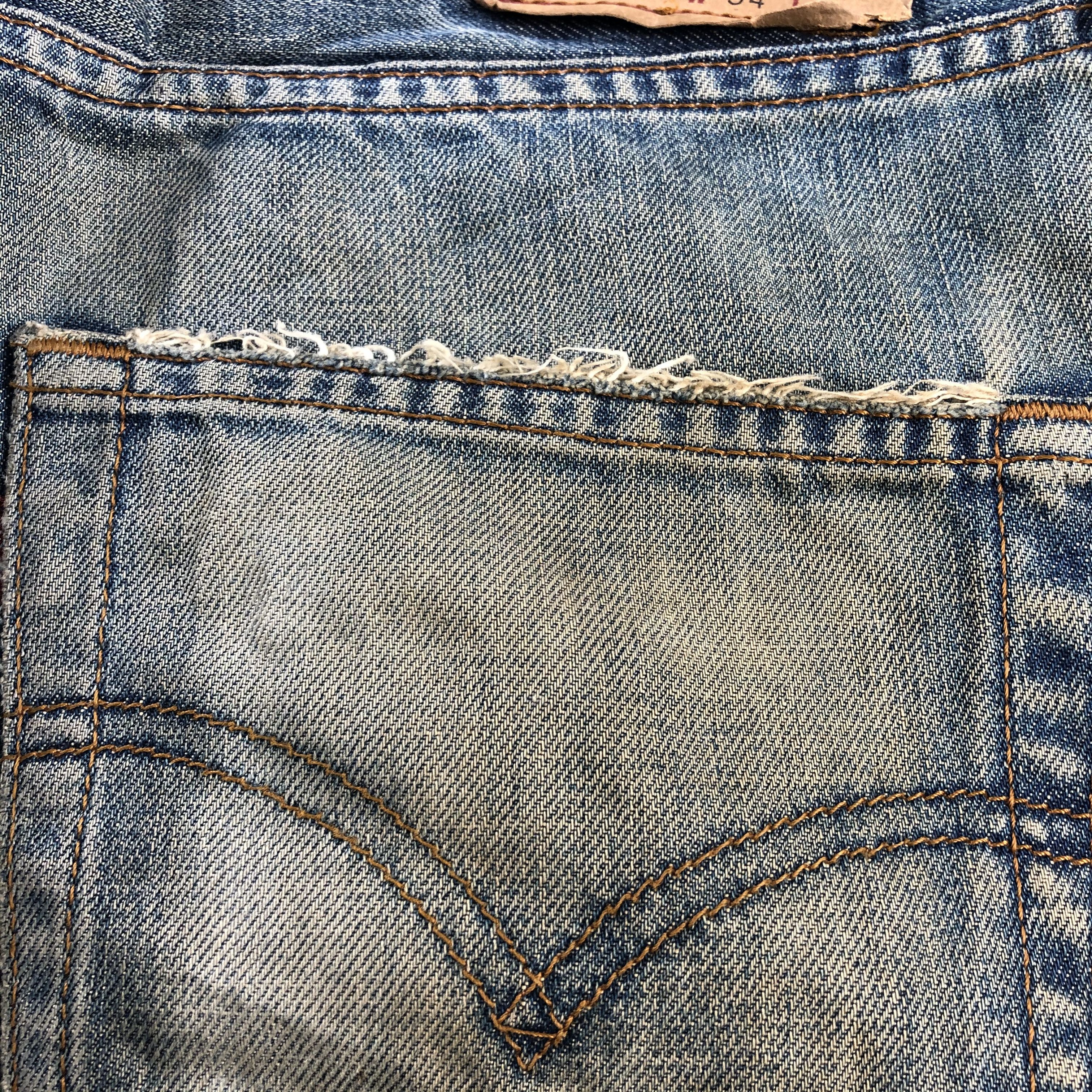 Levi's Vintage Levi's 512 Jeans Rusty Wash Denim KJ1074 Size US 34 / EU 50 - 8 Thumbnail