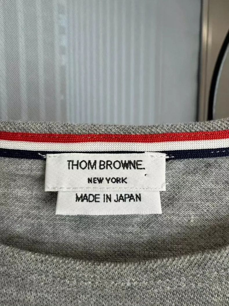 Thom Browne Thom browne Gray pocket stripe short sleeves 2504-Nextarrow Size US L / EU 52-54 / 3 - 4 Thumbnail