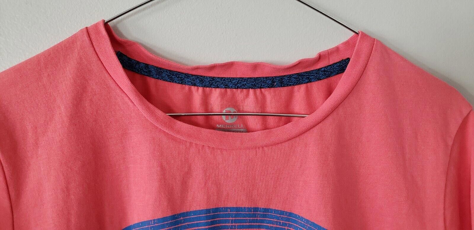 Merrell Merrell Women's Graphic Tshirt Pink Size XL Size XL / US 12-14 / IT 48-50 - 3 Thumbnail