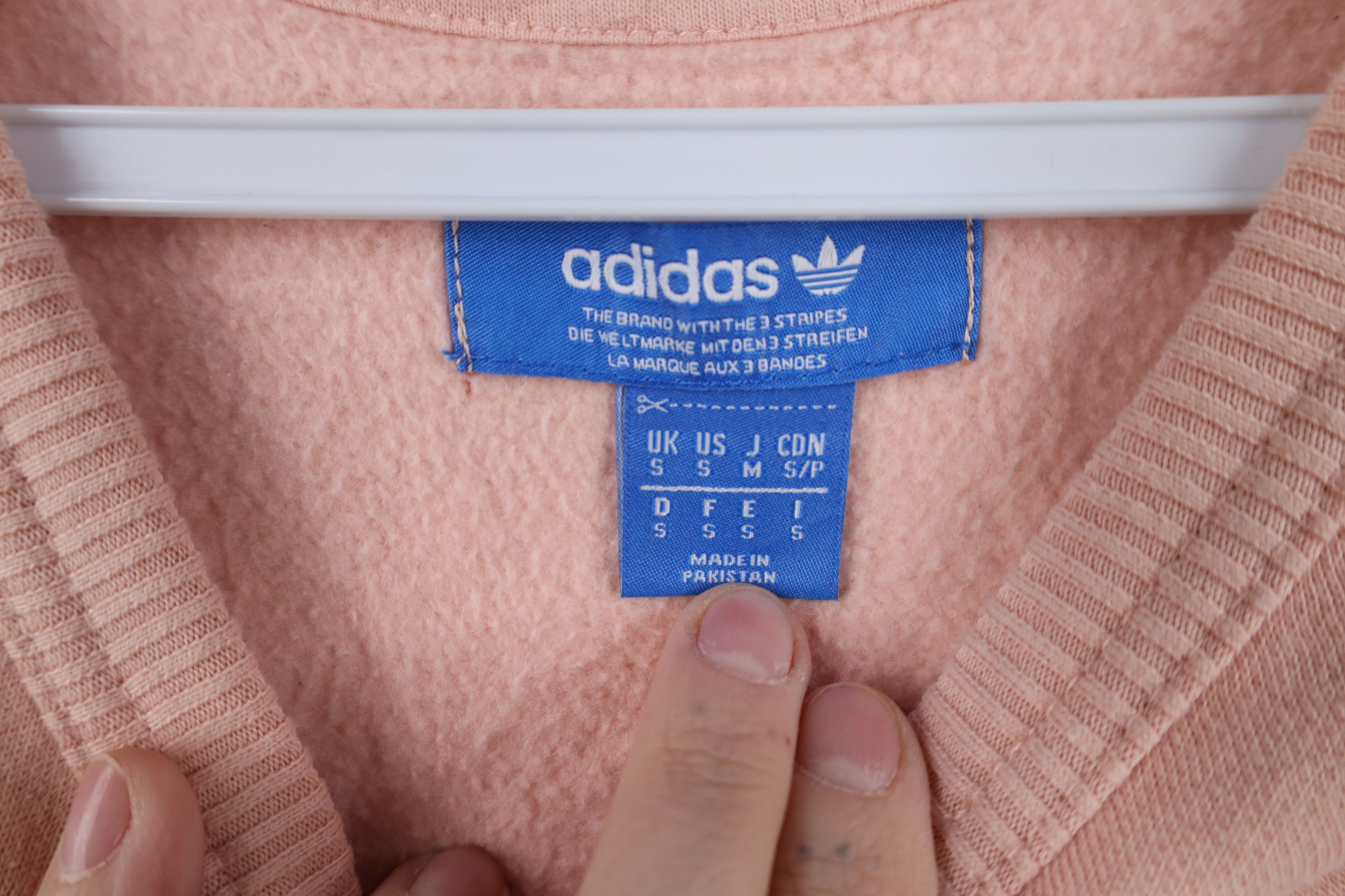 Adidas Y2K Adidas Spell Out Big Logo Crewneck Sweatshirt Pink Size S / US 4 / IT 40 - 9 Thumbnail
