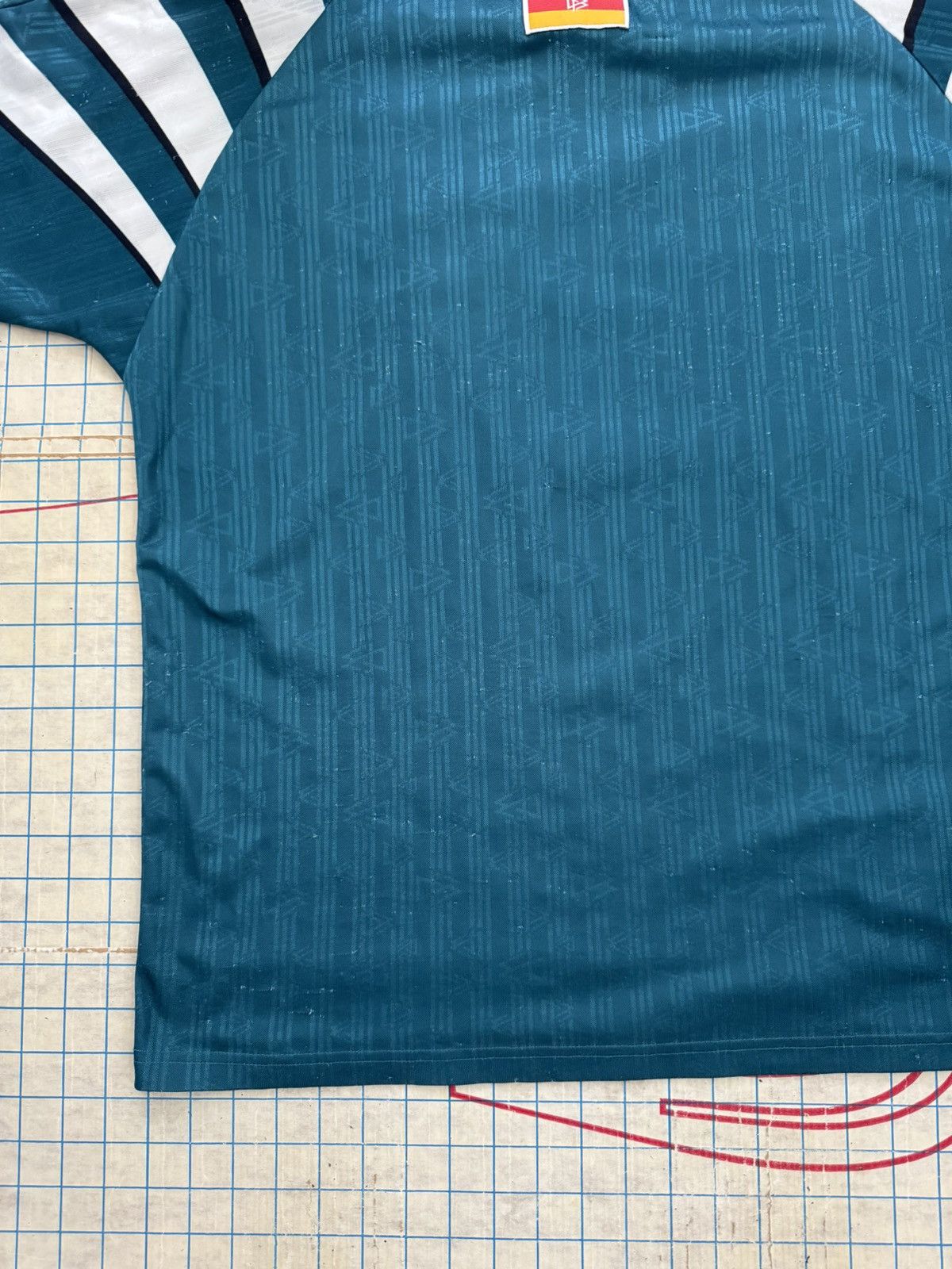 Adidas × Vintage Vintage 96 Adidas Germany Jersey Green Size Large Authentic Size US L / EU 52-54 / 3 - 11 Thumbnail