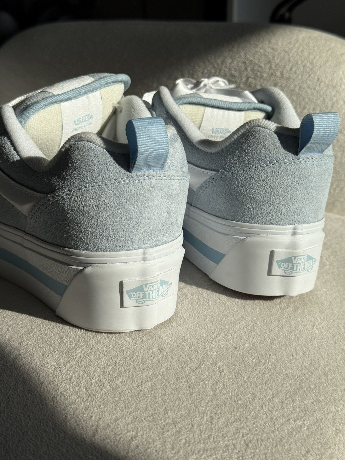Vans Vans Knu Stack Vintage Satin Shoes 'Dream Blue White' Size US 8.5 / IT 38.5 - 5 Thumbnail