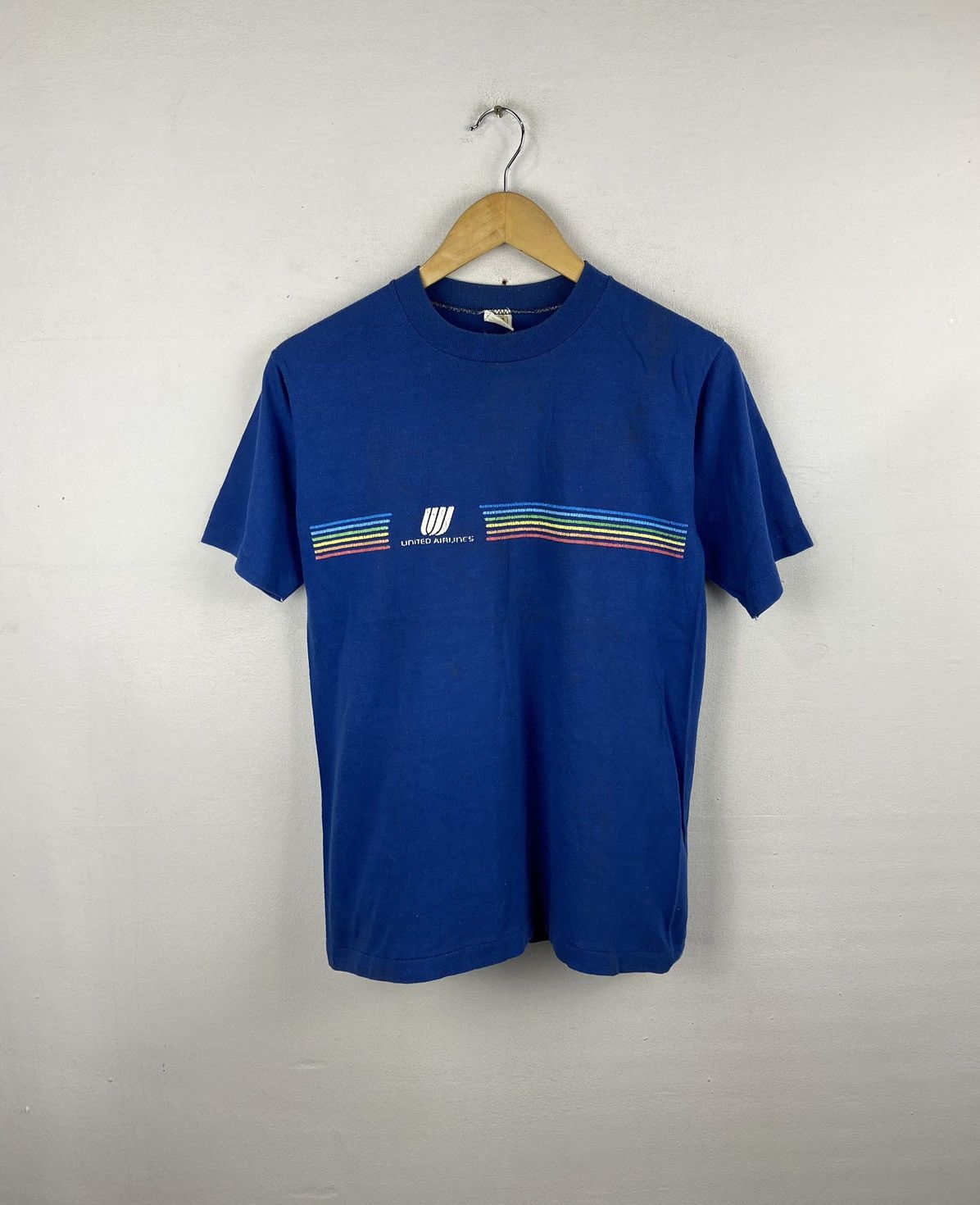 Vintage VINYAGE 70s UNITED AIRLINES PAPERTHIN TEE Size US M / EU 48-50 / 2 - 1 Thumbnail