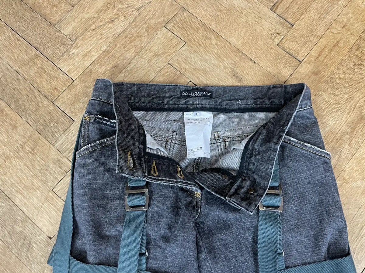 Dolce & Gabbana Dolce & Gabbana AW03 Bondage Denim Jeans Size US 28 / EU 44 - 5 Thumbnail