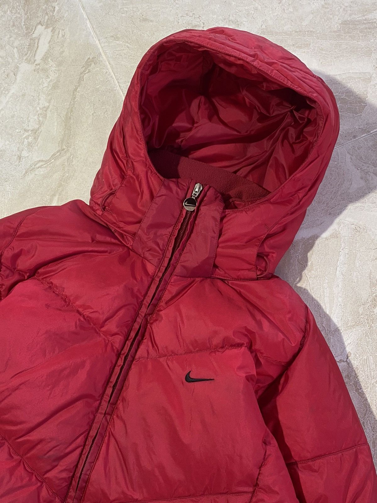 Nike 🔥 Y2K NIKE PUFFER JACKET RED BUBBLE TRAVIS SCOTT VIBES Size US M / EU 48-50 / 2 - 3 Thumbnail
