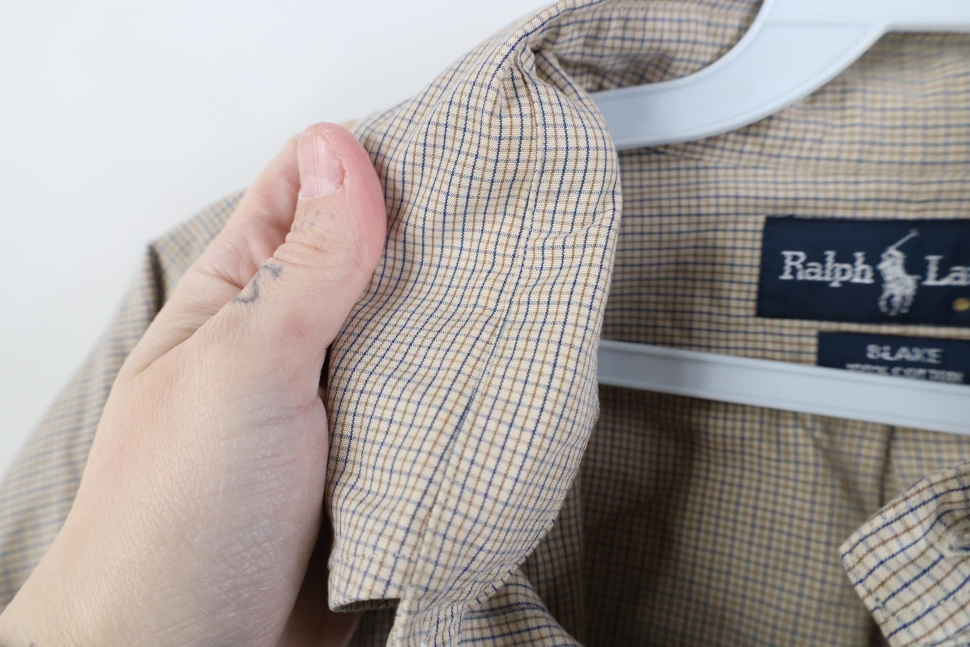 Polo Ralph Lauren Vintage 90s Ralph Lauren Collared Button Down Shirt Plaid Size US XL / EU 56 / 4 - 5 Thumbnail
