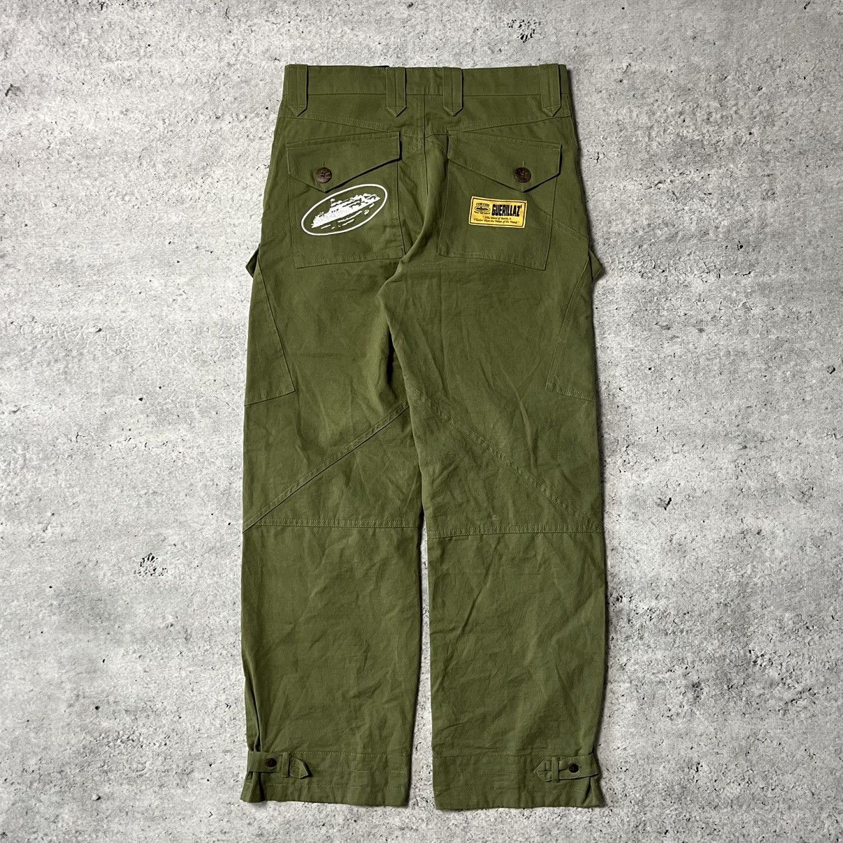 Corteiz military cargo pants S baggy streetwear