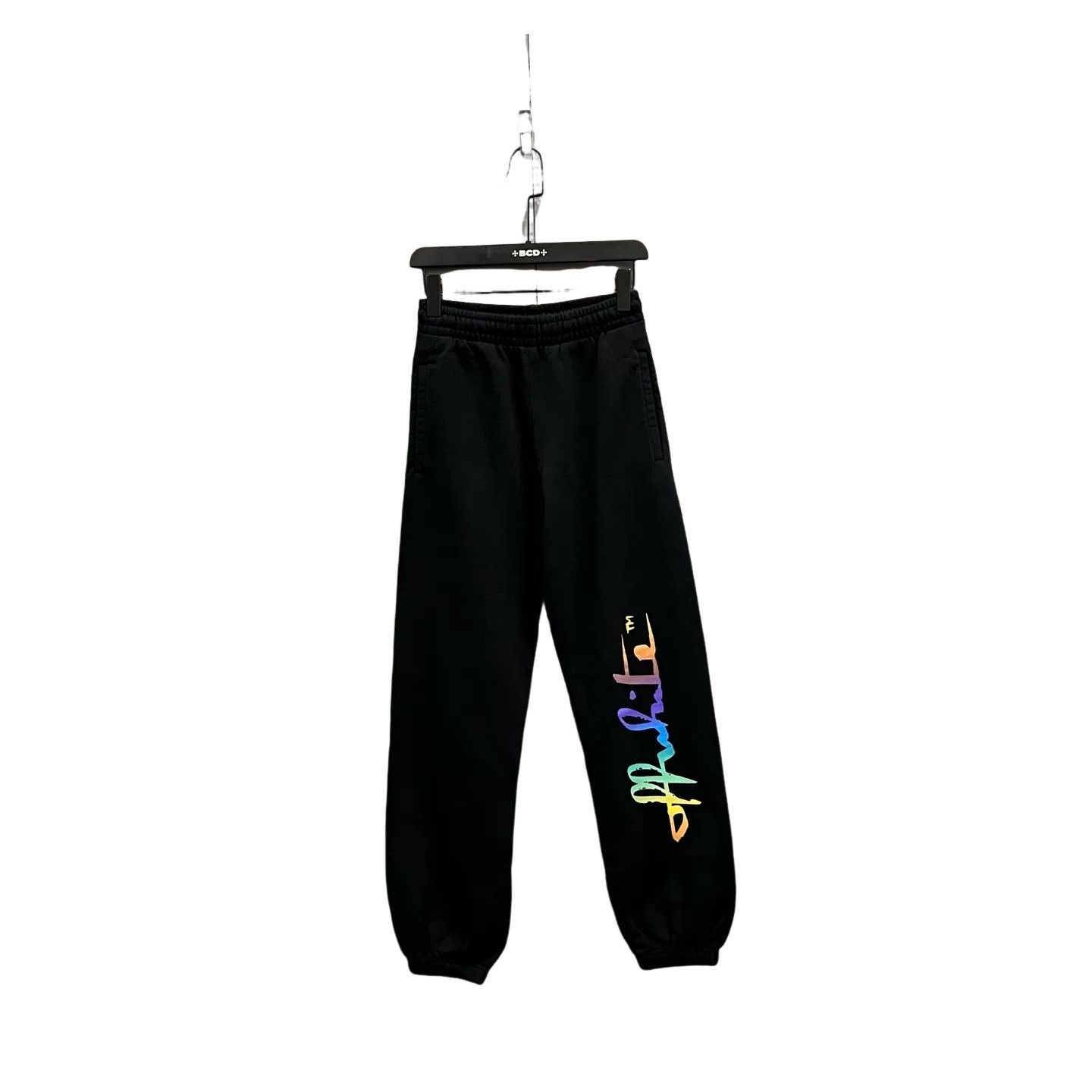 Off-White Off-White Rainbow Logo Sweatpants XS Size US 28 / EU 44 - 1 Thumbnail