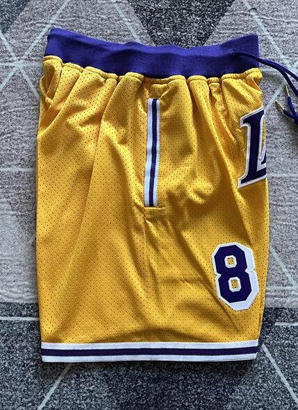 NBA XL Laker Short 8 Kobe Bryant Short Nba Pocket Short Size US 36 / EU 52 - 2 Thumbnail