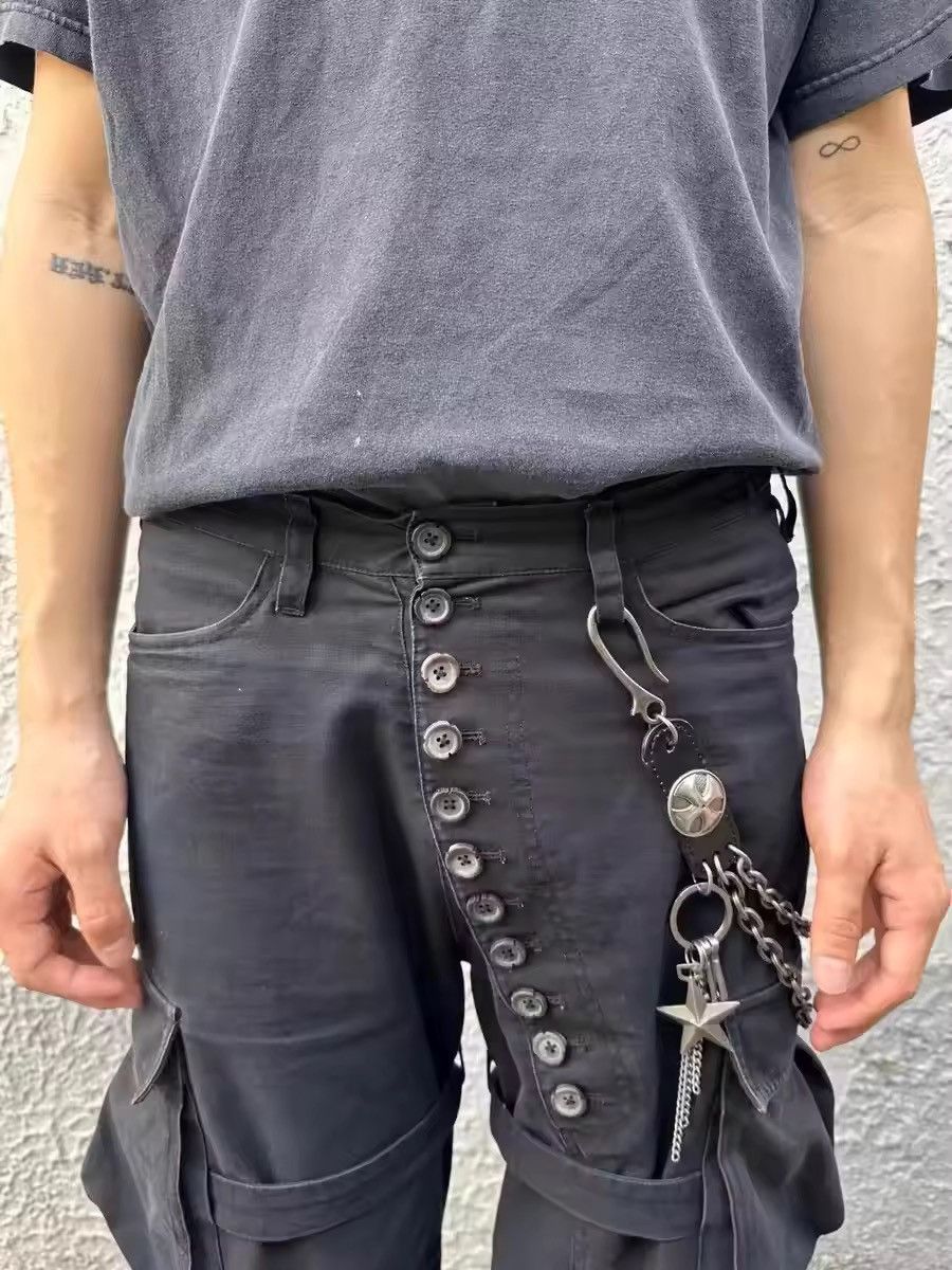 Vintage Cowhide Bilayer Stars Tassels Pants Chain Size ONE SIZE - 1 Thumbnail