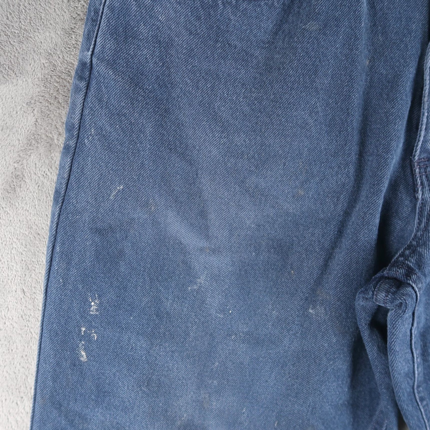 Anchor Blue VINTAGE Anchor Blue Jeans Mens 90s Logo 5-Pocket Denim Relaxed Fit 33x30 Blue USA Made 90s Grunge Hip Hop Skater Size US 33 - 6 Thumbnail