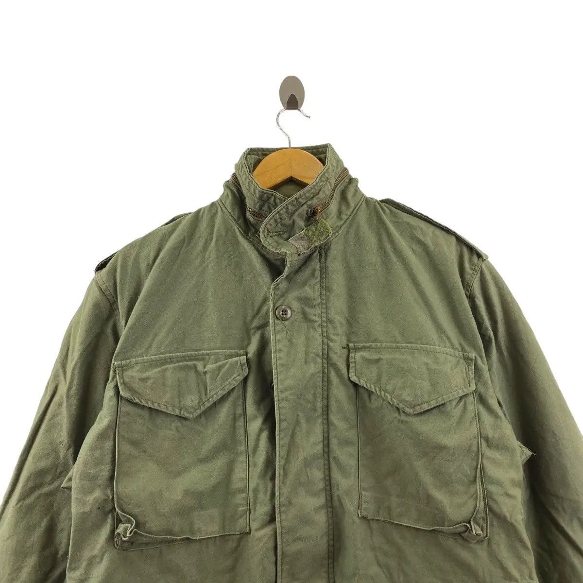 Alpha Industries Vintage ALPHA INDUSTRIES M65 Cold Weather Parka Jacket Size US M / EU 48-50 / 2 - 2 Thumbnail