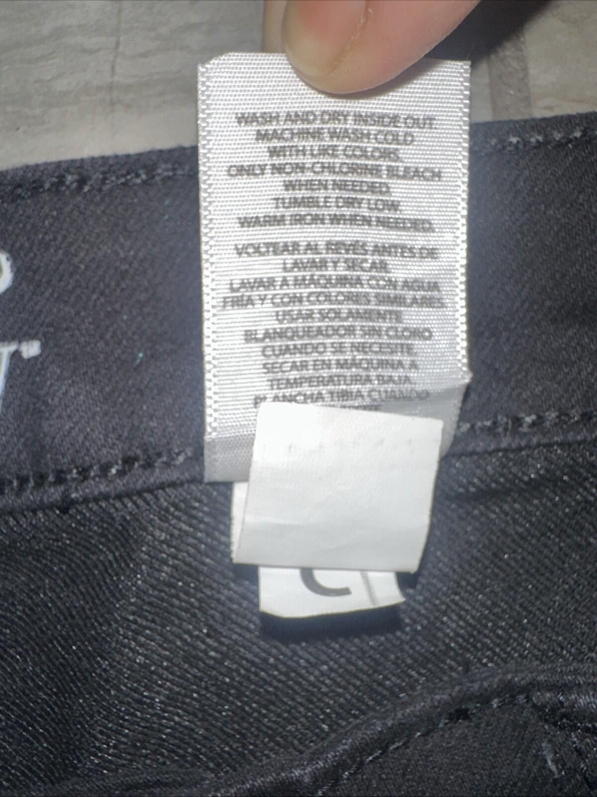 Other Terra & Sky Jeans Size 16W Black Denim Straight Leg Stretch Size 38" / US 16 / IT 52 - 4 Thumbnail