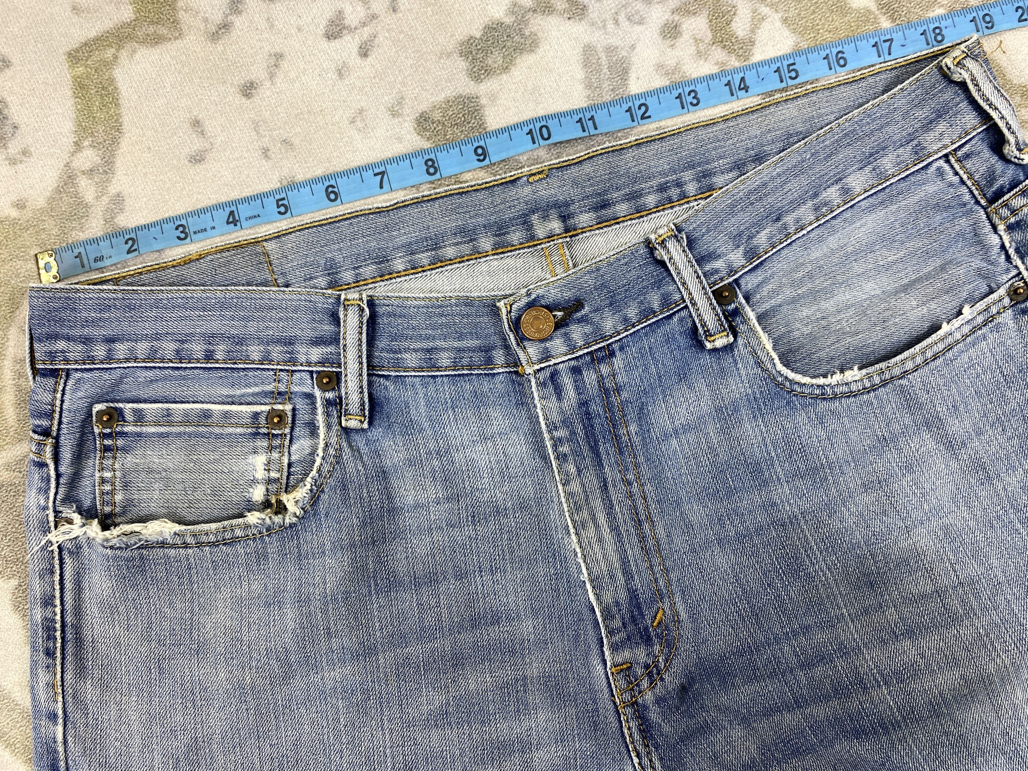 Levi's Blue Wash Vintage Levi's 569 Jeans 37x35.5 Denim -SJ106 Size US 37 - 5 Thumbnail