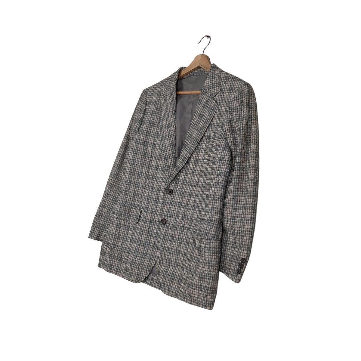 Burberry 🔥Vintage Burberrys Nova Check Tartan Design Double Breast Size US M / EU 48-50 / 2 - 2 Thumbnail
