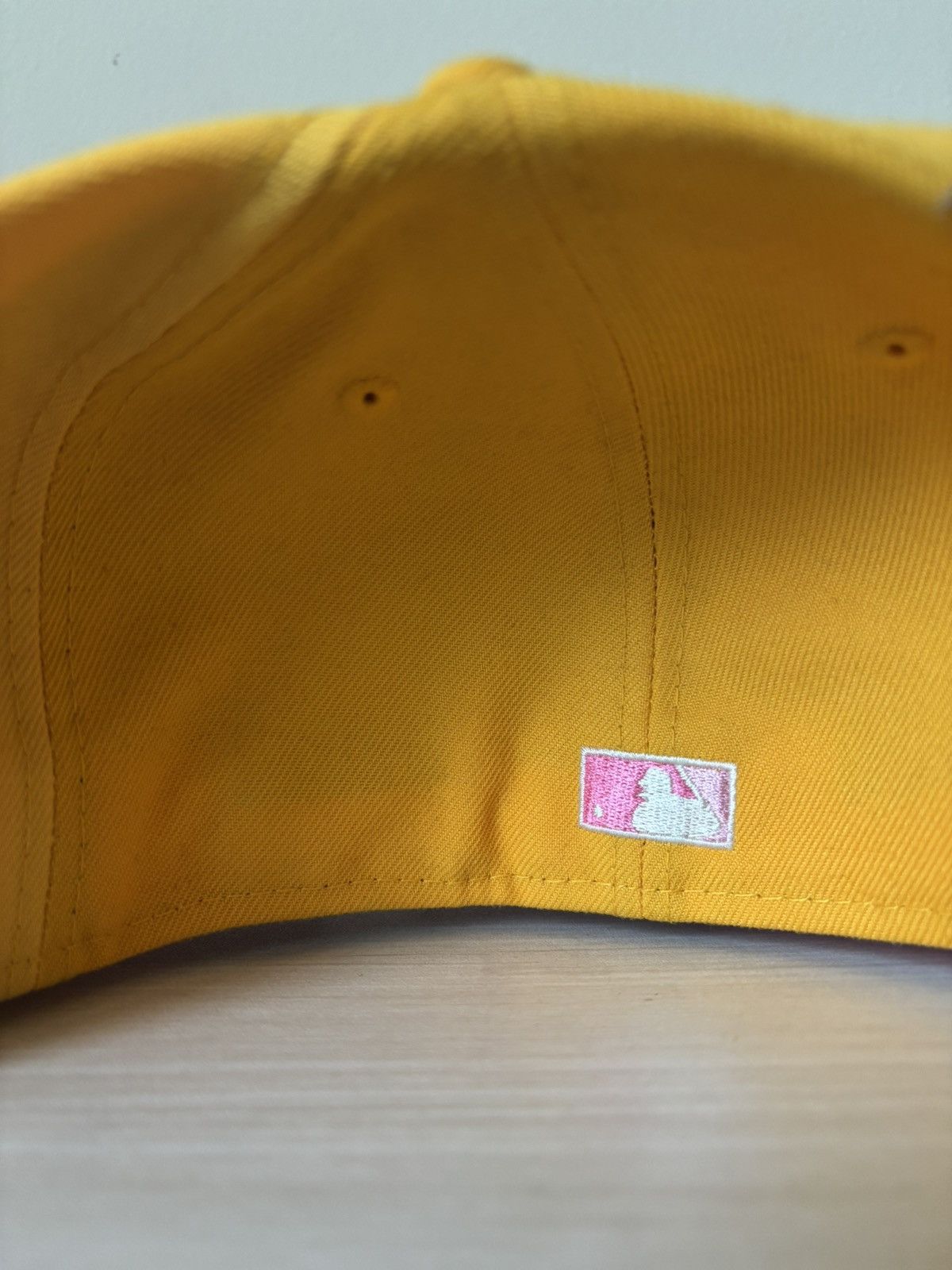 Hat Club Los Angeles Dodgers Fitted Size 7 1/2 Pink Lemonade HatClub Size ONE SIZE - 3 Thumbnail