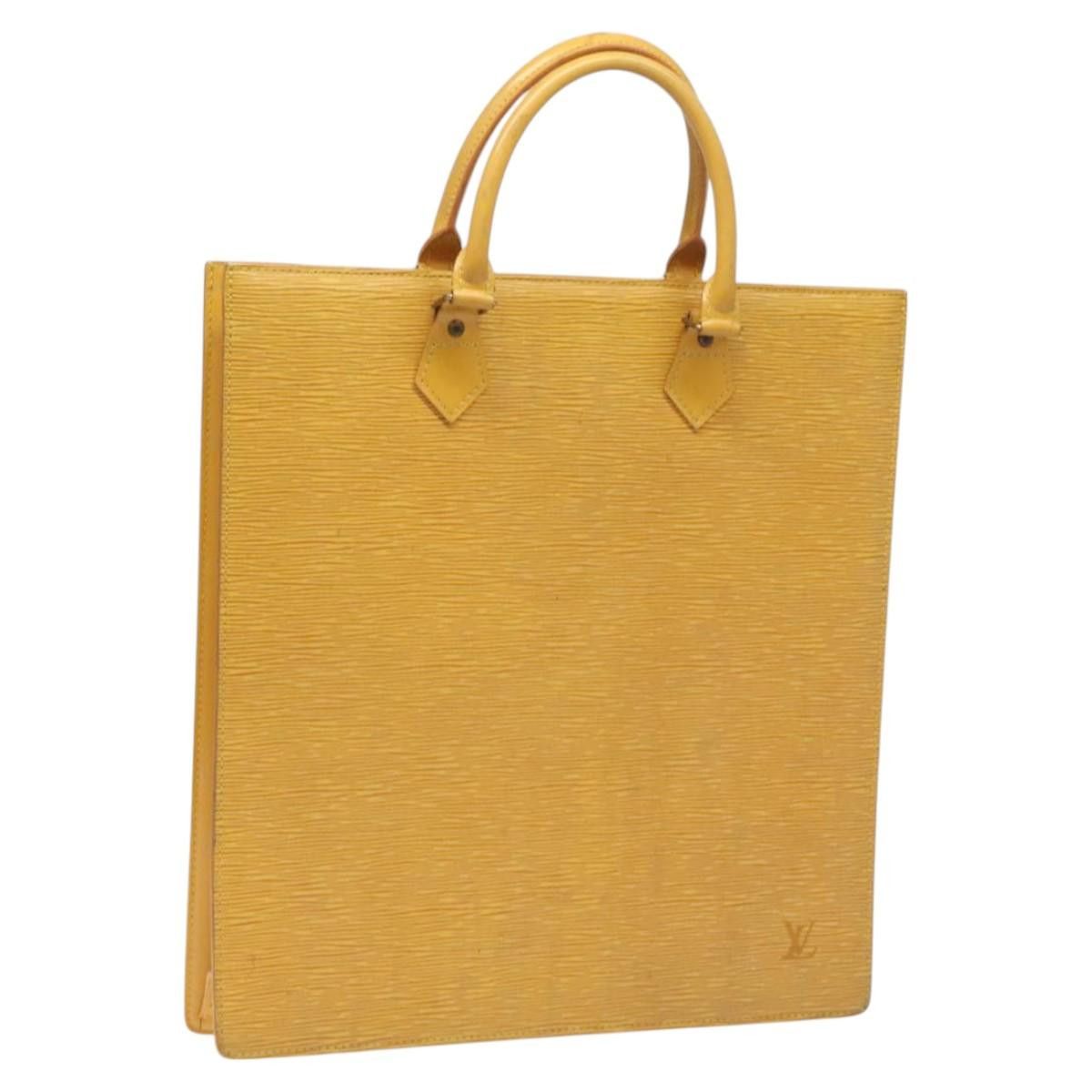Louis Vuitton LOUIS VUITTON Epi Sac Plat Hand Bag Yellow M52079 Size ONE SIZE - 1 Thumbnail