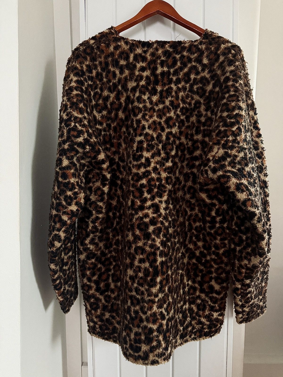 Balenciaga Balenciaga Oversized Leopard Wool-Blend Jacquard Sweater Size US S / EU 44-46 / 1 - 2 Thumbnail