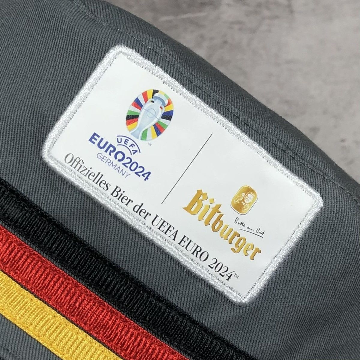 UEFA Official UEFA Euro 2024 Bitburger Beer Football Bucket Hat Size ONE SIZE - 2 Thumbnail