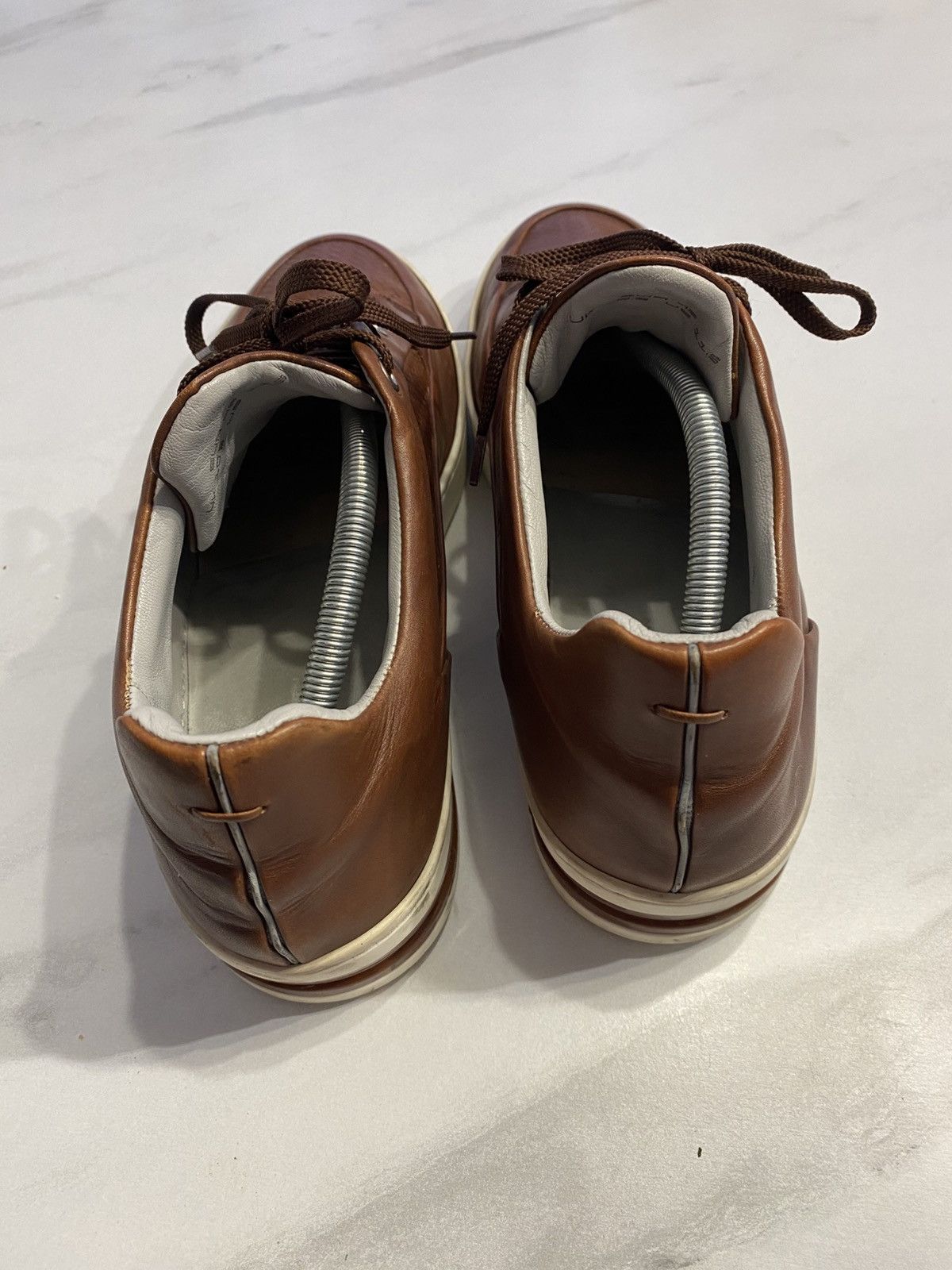 Porsche Design Porsche Design San Diego Brown leather sneakers italy 45 Size US 11.5 / EU 44-45 - 5 Thumbnail