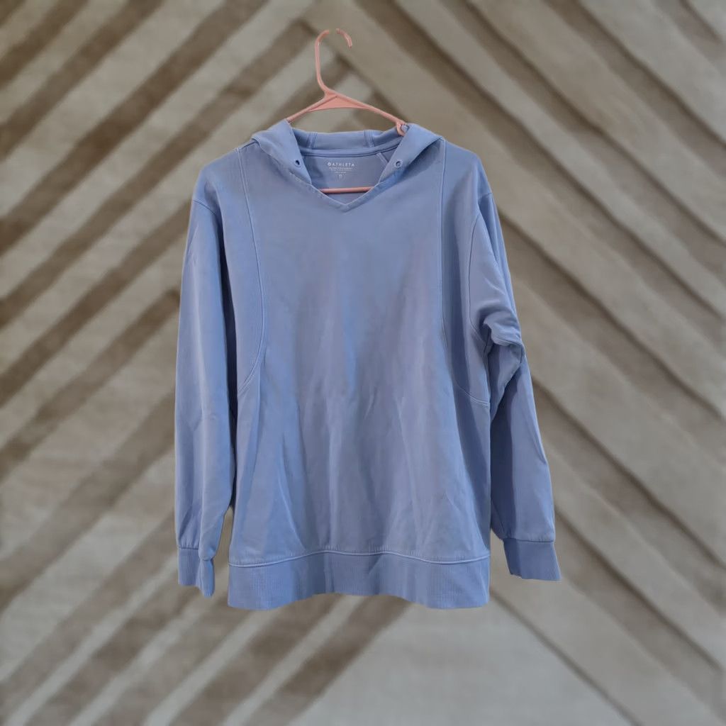 Athleta Athleta Sundown Hoodie Sweatshirt XS Small Lightweight Blue Women's Size XS / US 0-2 / IT 36-38 - 1 Thumbnail