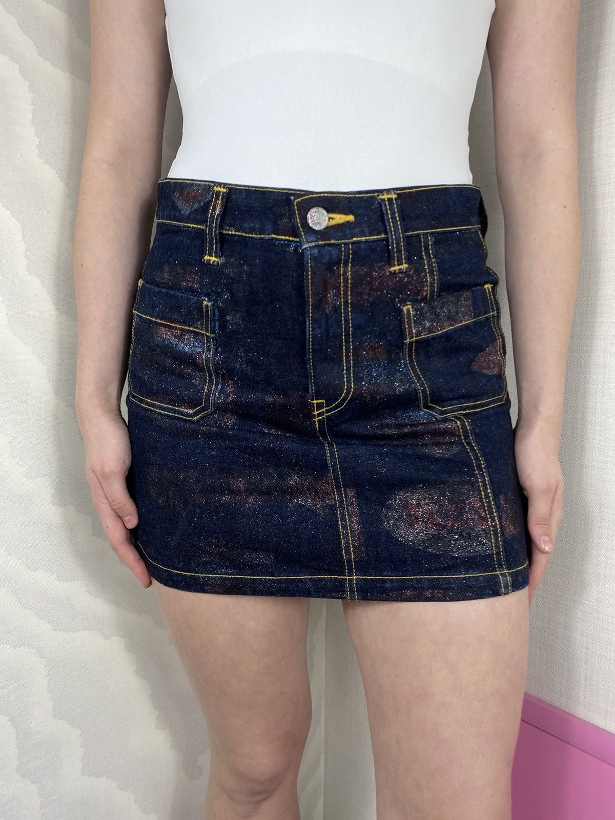 Hysteric Glamour × Japanese Brand Hysteric Glamour Jeans Skirt Size 27" / US 4 / IT 40 - 3 Thumbnail