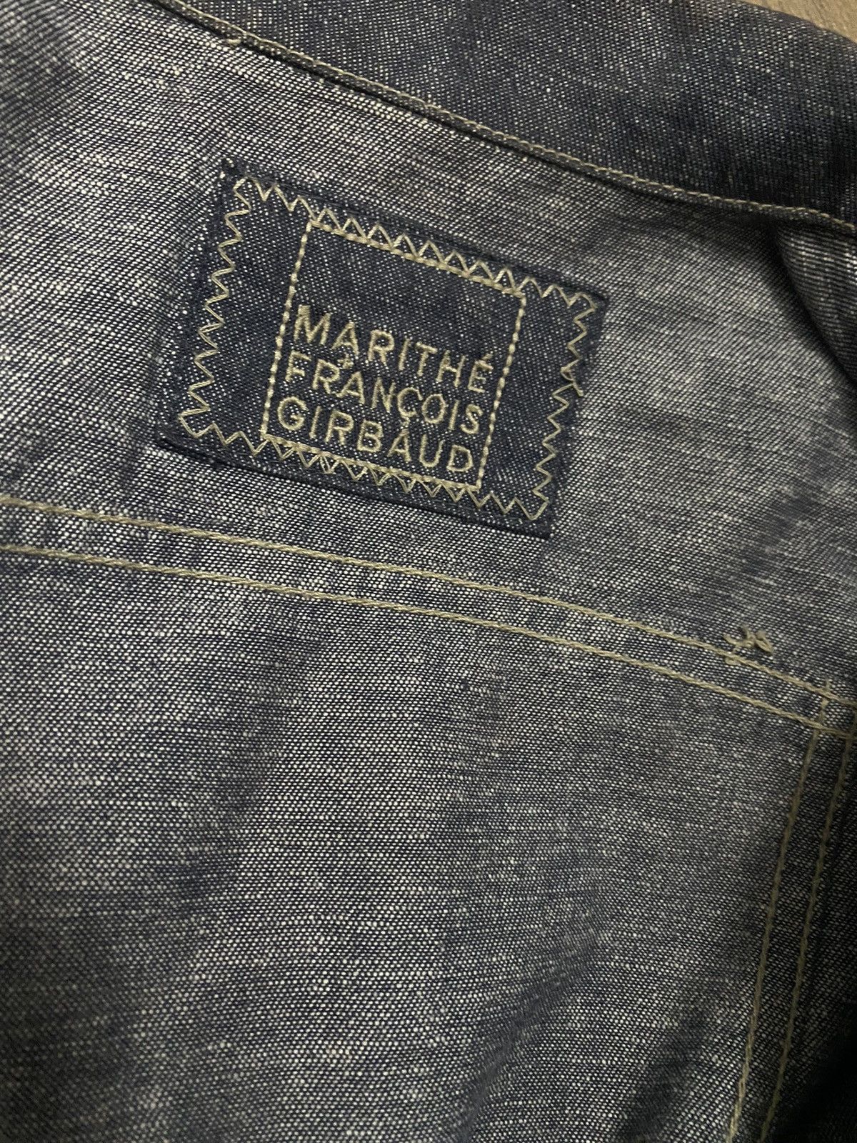 Marithe + Francois Girbaud 2000s Marithe Francois Girbaud Cropped Denim Jacket Size US S / EU 44-46 / 1 - 4 Thumbnail
