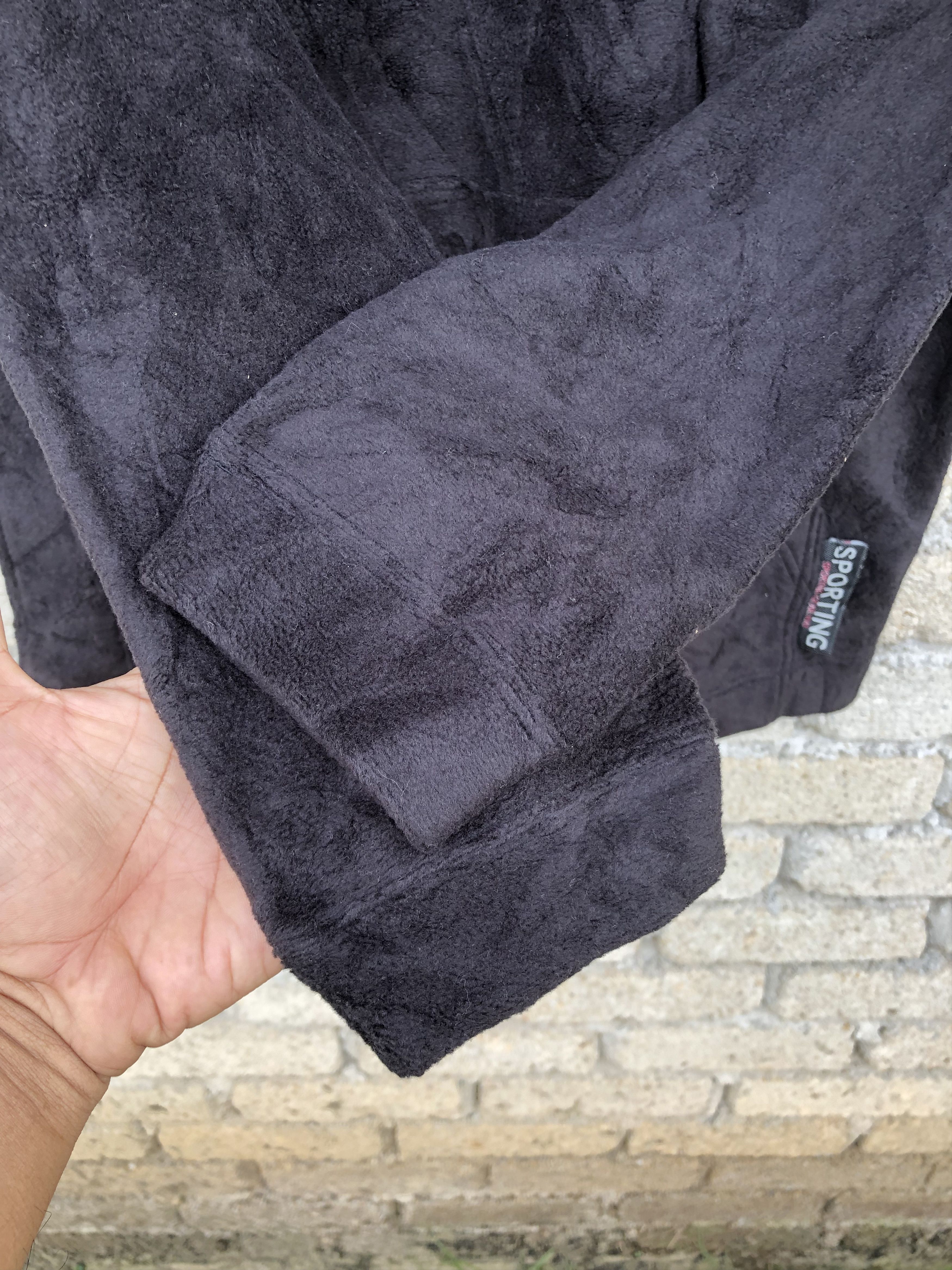 Issey Miyake Vintage Hai Sporting Gear Black Fleece Hoodie Size US L / EU 52-54 / 3 - 5 Thumbnail