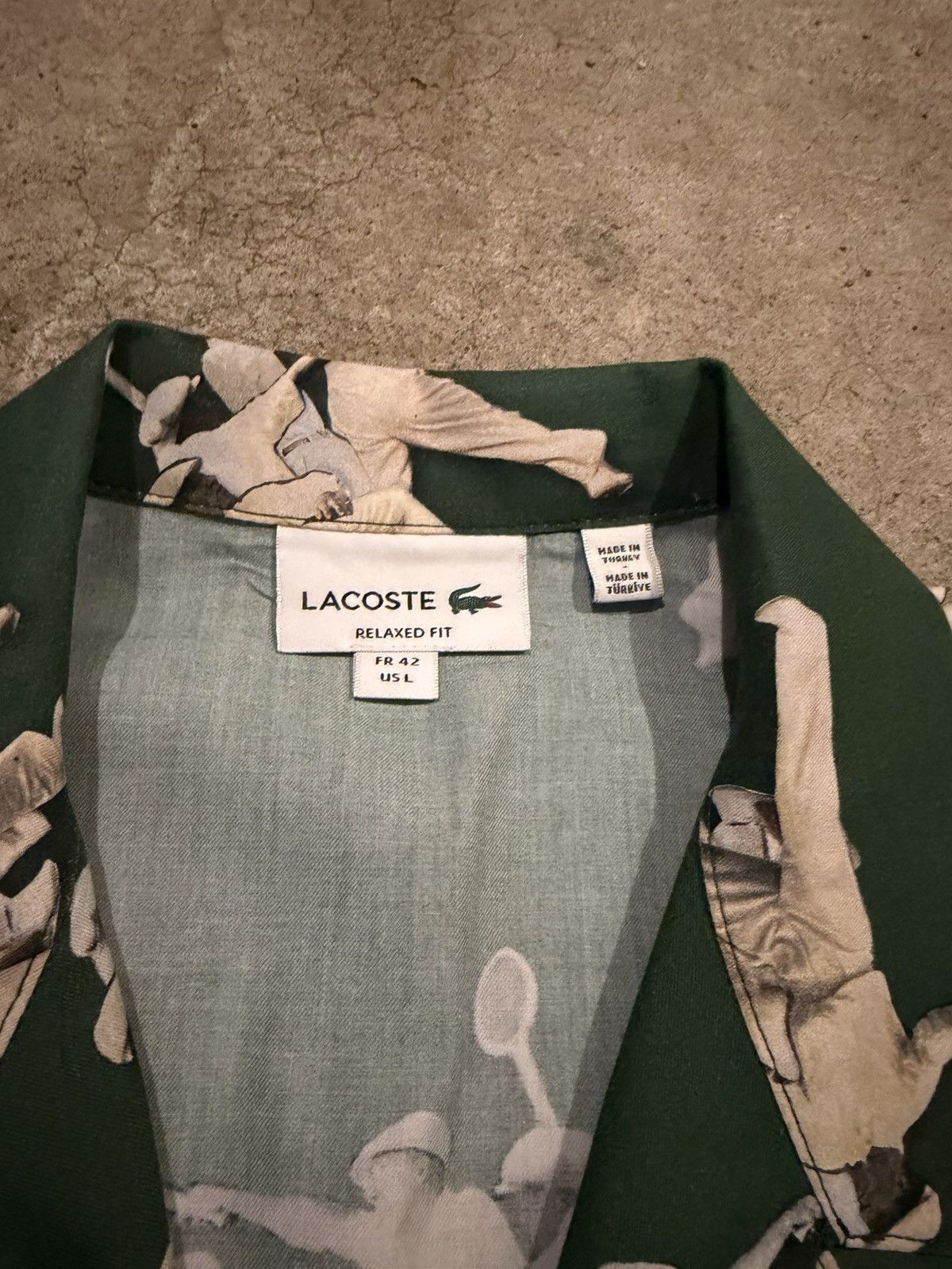 Lacoste Vintage Lacoste button up Size US L / EU 52-54 / 3 - 3 Thumbnail