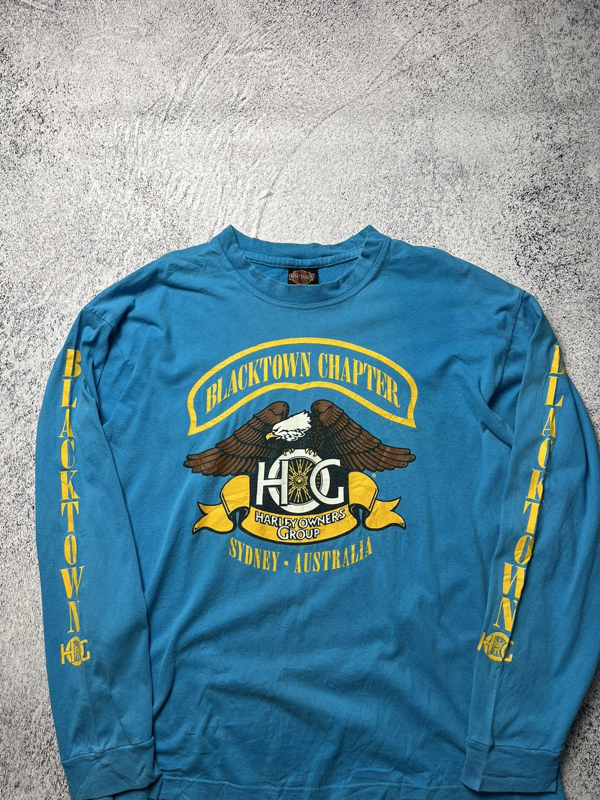 Harley Davidson × Vintage Vintage Harley Davidson Long Sleeve Blacktown 2004 Y2K Size US L / EU 52-54 / 3 - 4 Thumbnail