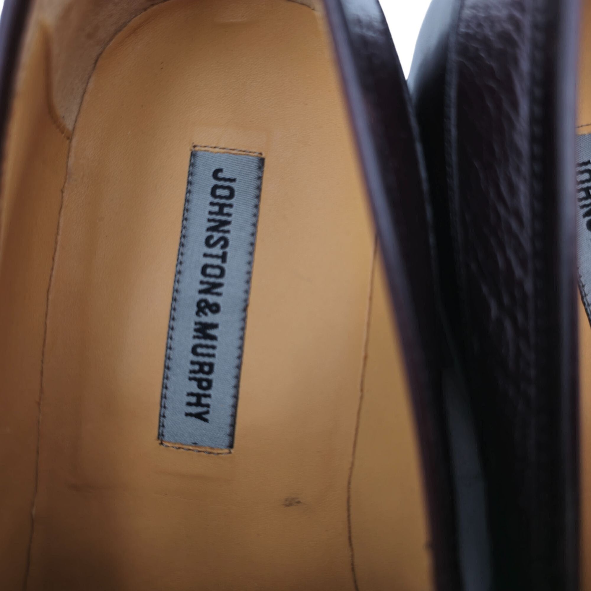 Johnston & Murphy Johnston & Murphy Mens Size 9.5 Wide Brown Deerskin Leather Size US 9.5 / EU 42-43 - 14 Thumbnail