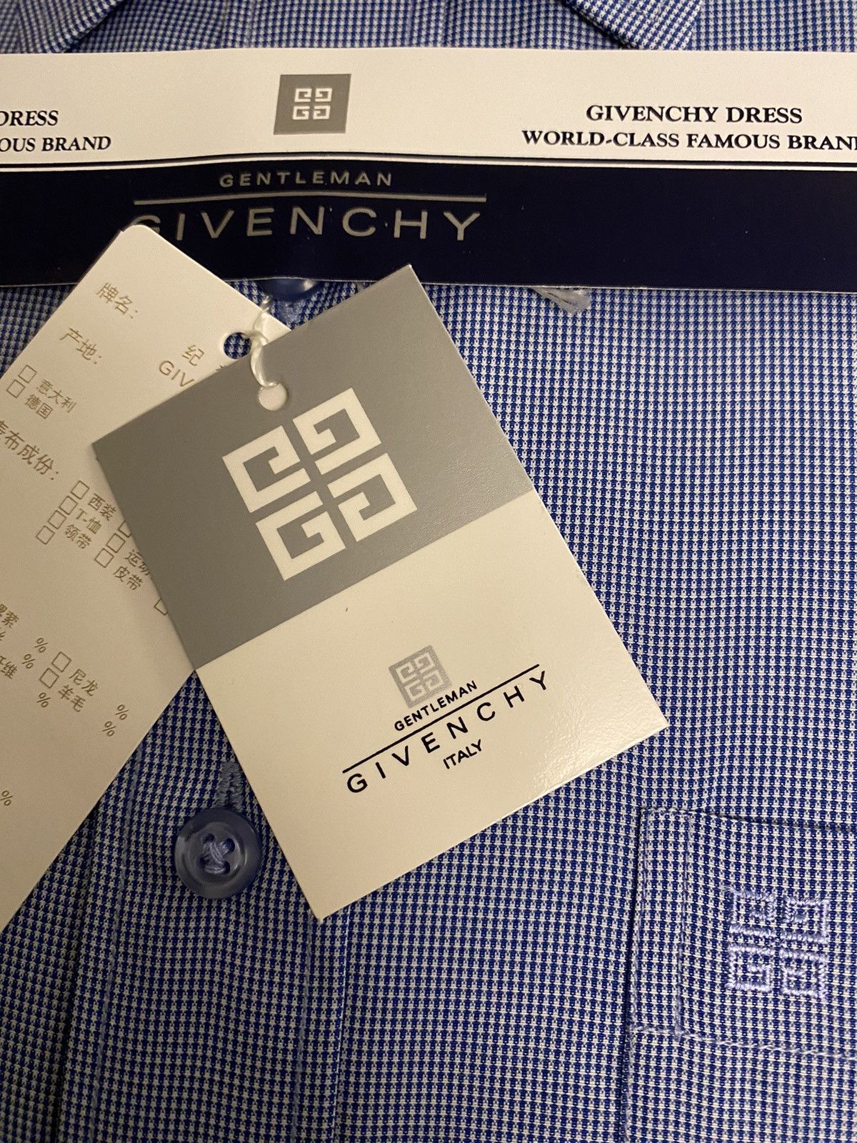 Givenchy givenchy button up shirt men sitze l new with tag Size US L / EU 52-54 / 3 - 5 Thumbnail