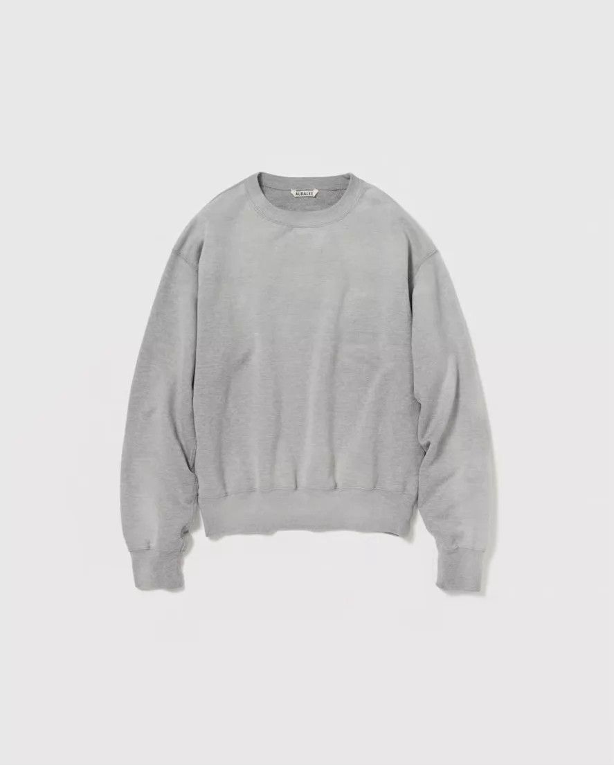 Auralee AURALEE 25AW PRODUCT DYED PIMA COTTON SWEATSHIRT GRAY Size US L / EU 52-54 / 3 - 1 Thumbnail