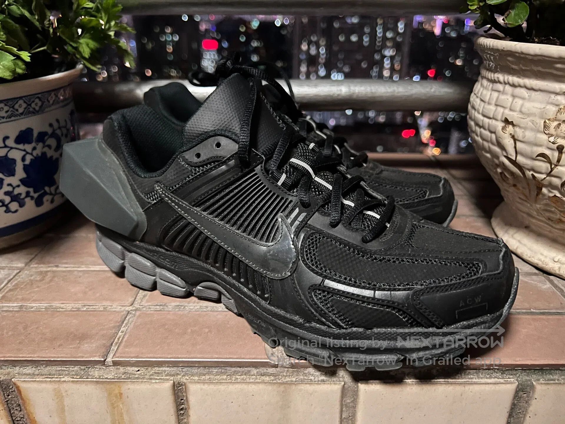 A-COLD-WALL* Nike ACW Vomero 5 Sneakers Black. Size US 10 / EU 43 - 1 Thumbnail