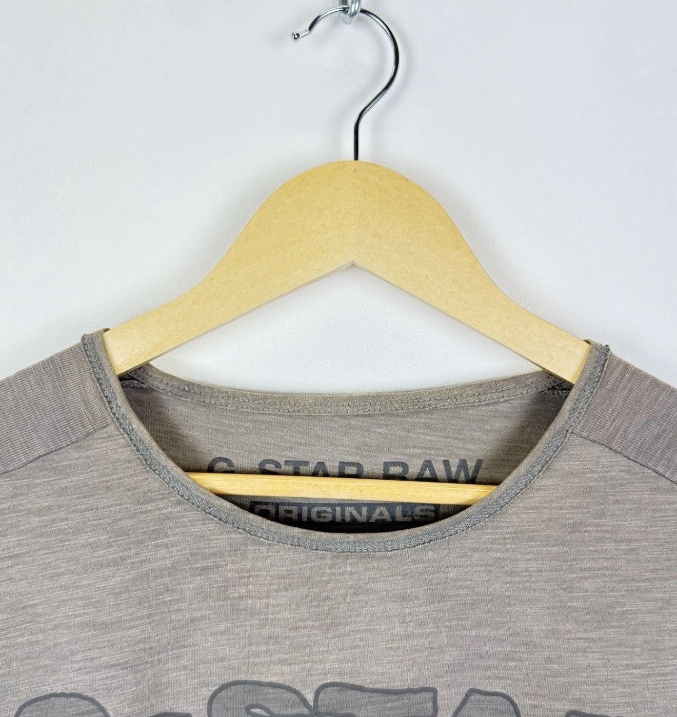 G-Star G-Star Raw Basil Short Sleeve Crew Neck T-shirt Gray Top Big Size US L / EU 52-54 / 3 - 4 Thumbnail
