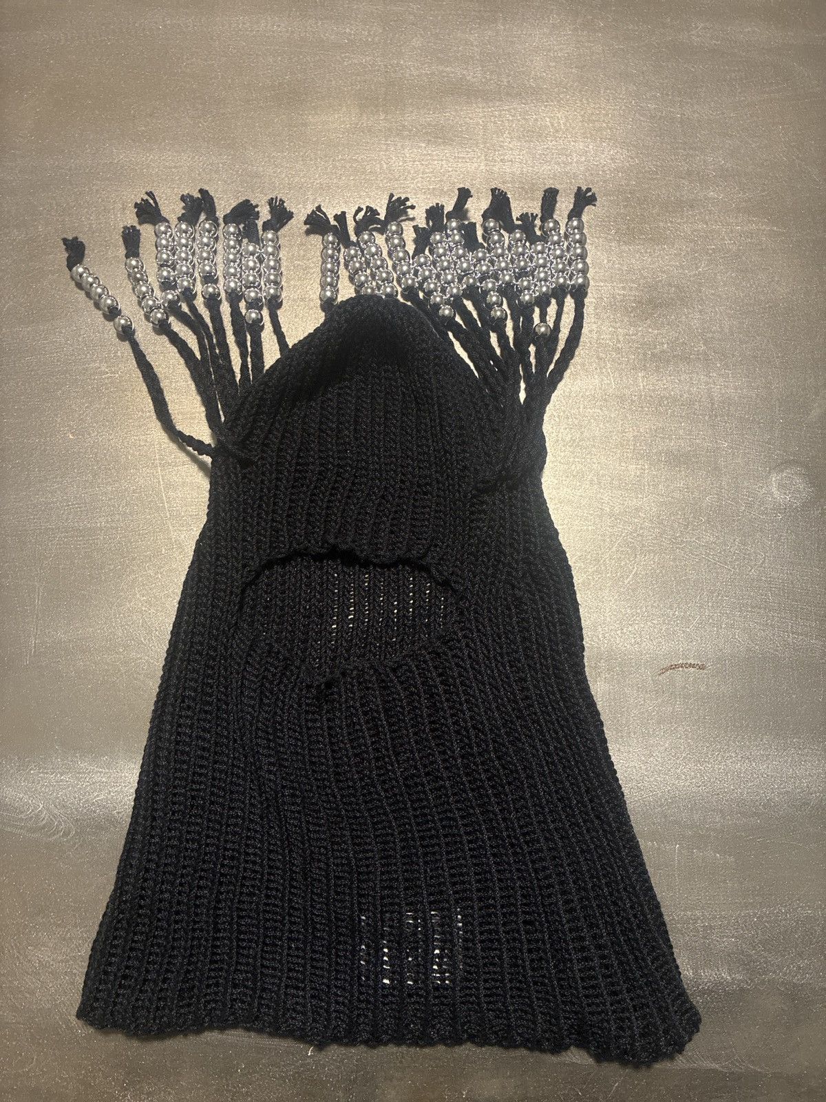 Other Black Balaclava With Beads Size ONE SIZE - 1 Thumbnail