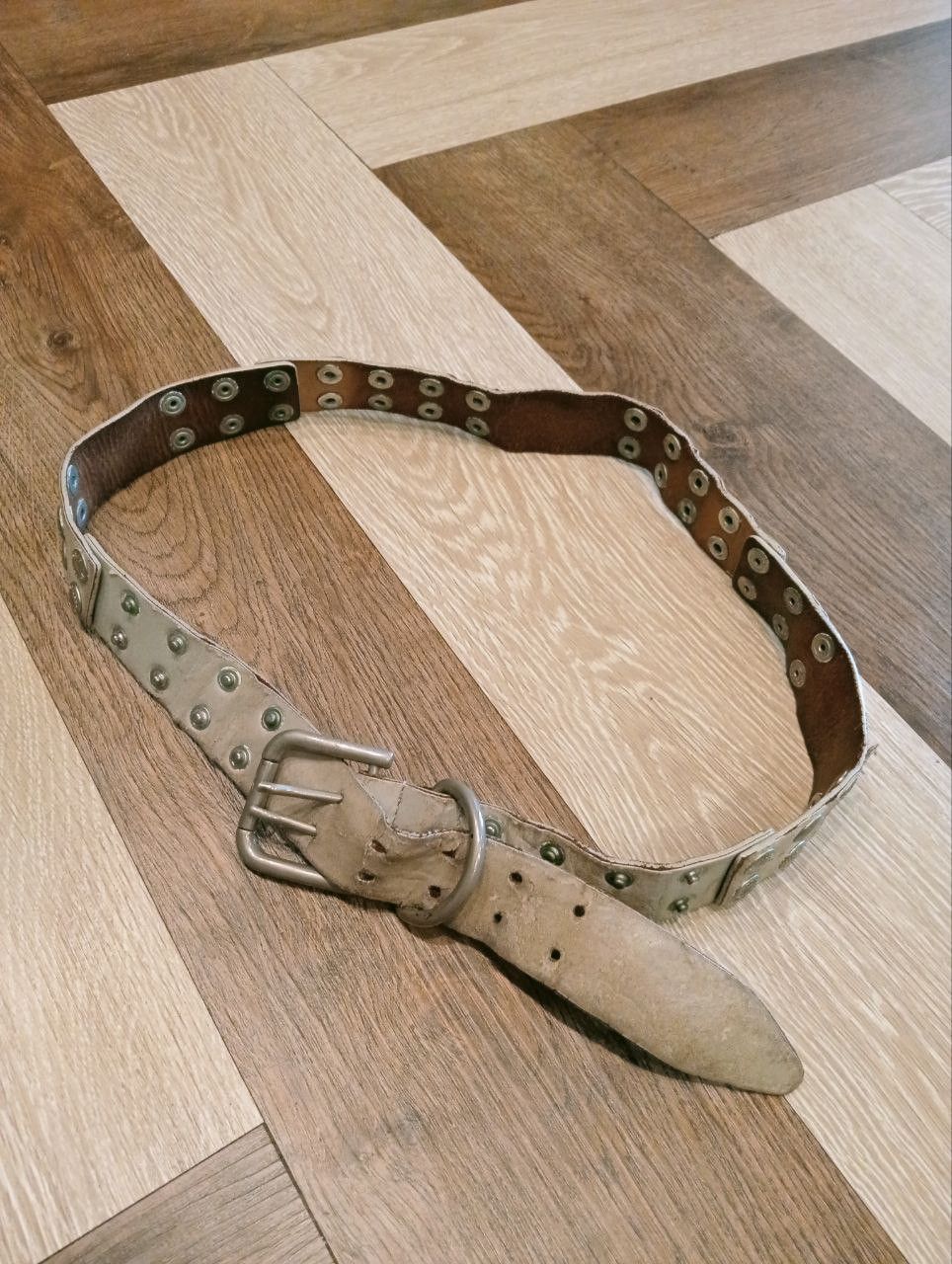 Dolce & Gabbana VINTAGE DOLCE & GABBANA VINTAGE BUTTONS LEATHER BELT Size ONE SIZE - 5 Thumbnail