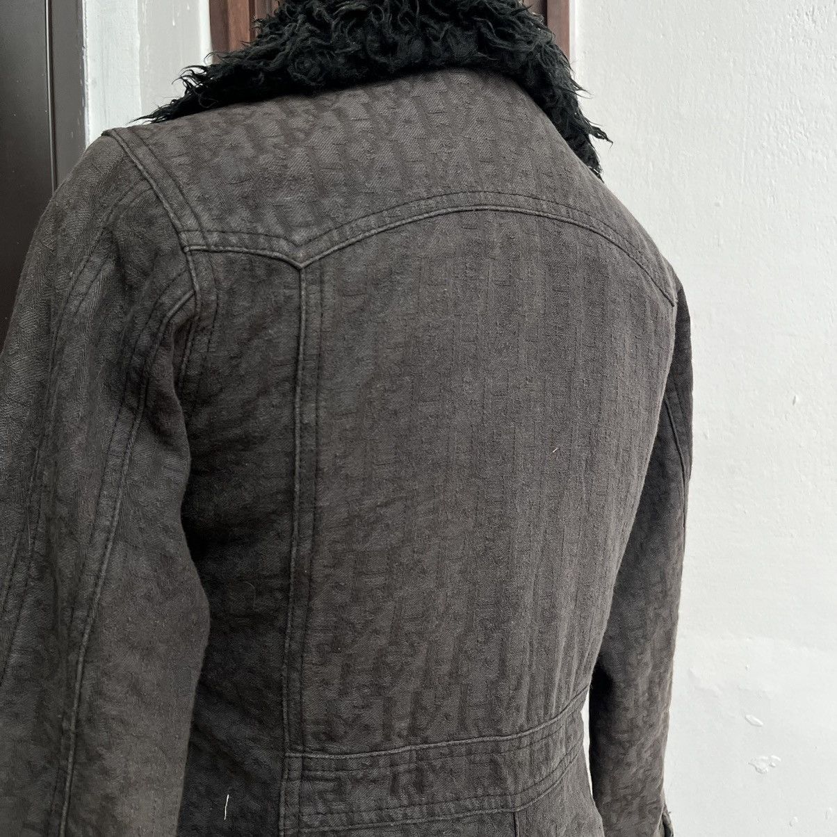 Hysteric Glamour × Japanese Brand Vintage Rare Hysteric Glamour Fuzzt Fur Jacket Monogram Size XS / US 0-2 / IT 36-38 - 4 Thumbnail