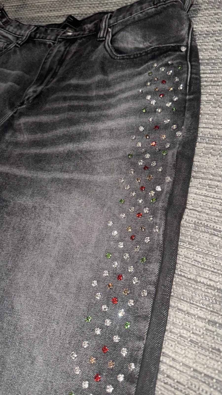 HMDD HMDD Crystal H-Star Denim Pants Size US 34 / EU 50 - 2 Thumbnail