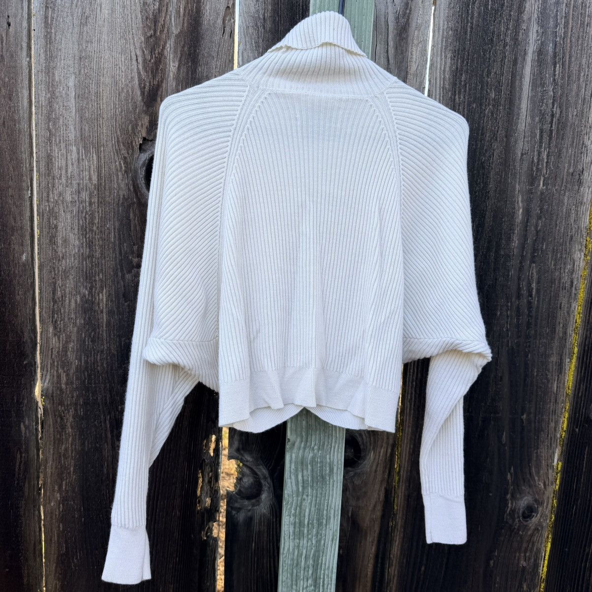 Allsaints AllSaints Marias Jumper XS 100% Merino Wool Cropped Layered Size XS / US 0-2 / IT 36-38 - 4 Thumbnail