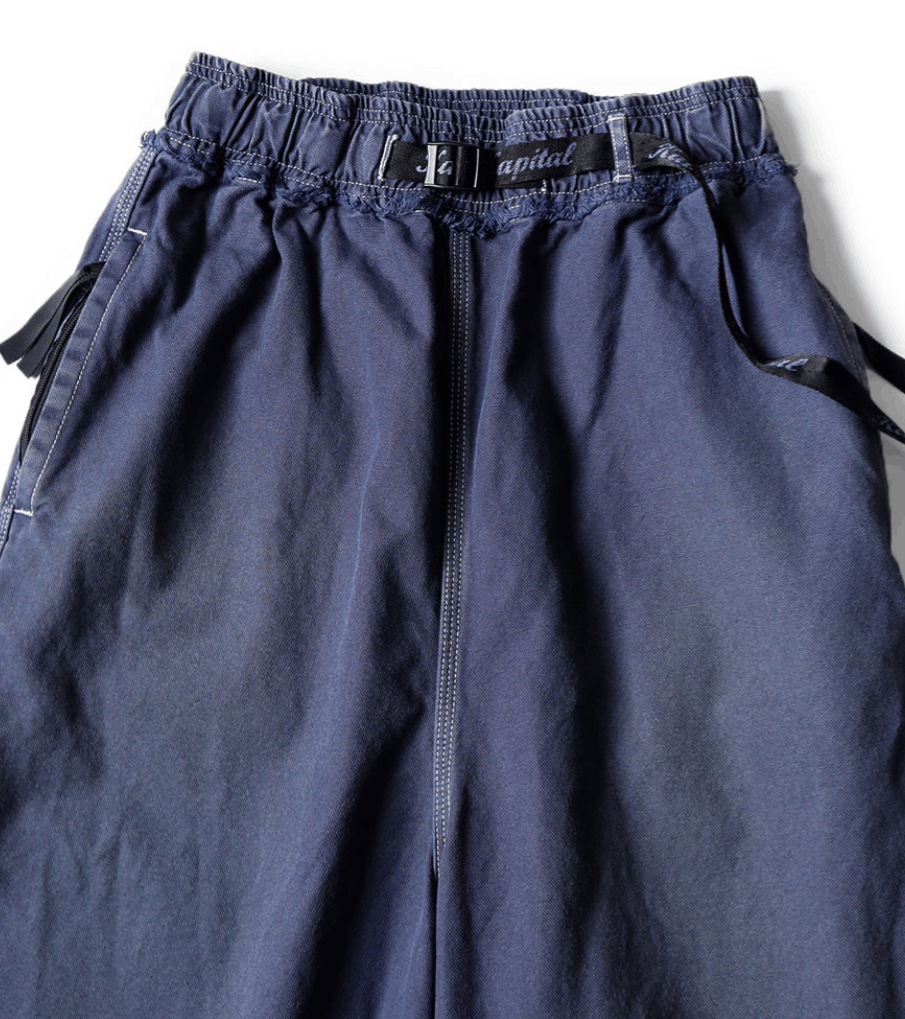 Kapital Canvas Waist Repair Man Track Pants Size US 34 / EU 50 - 4 Thumbnail