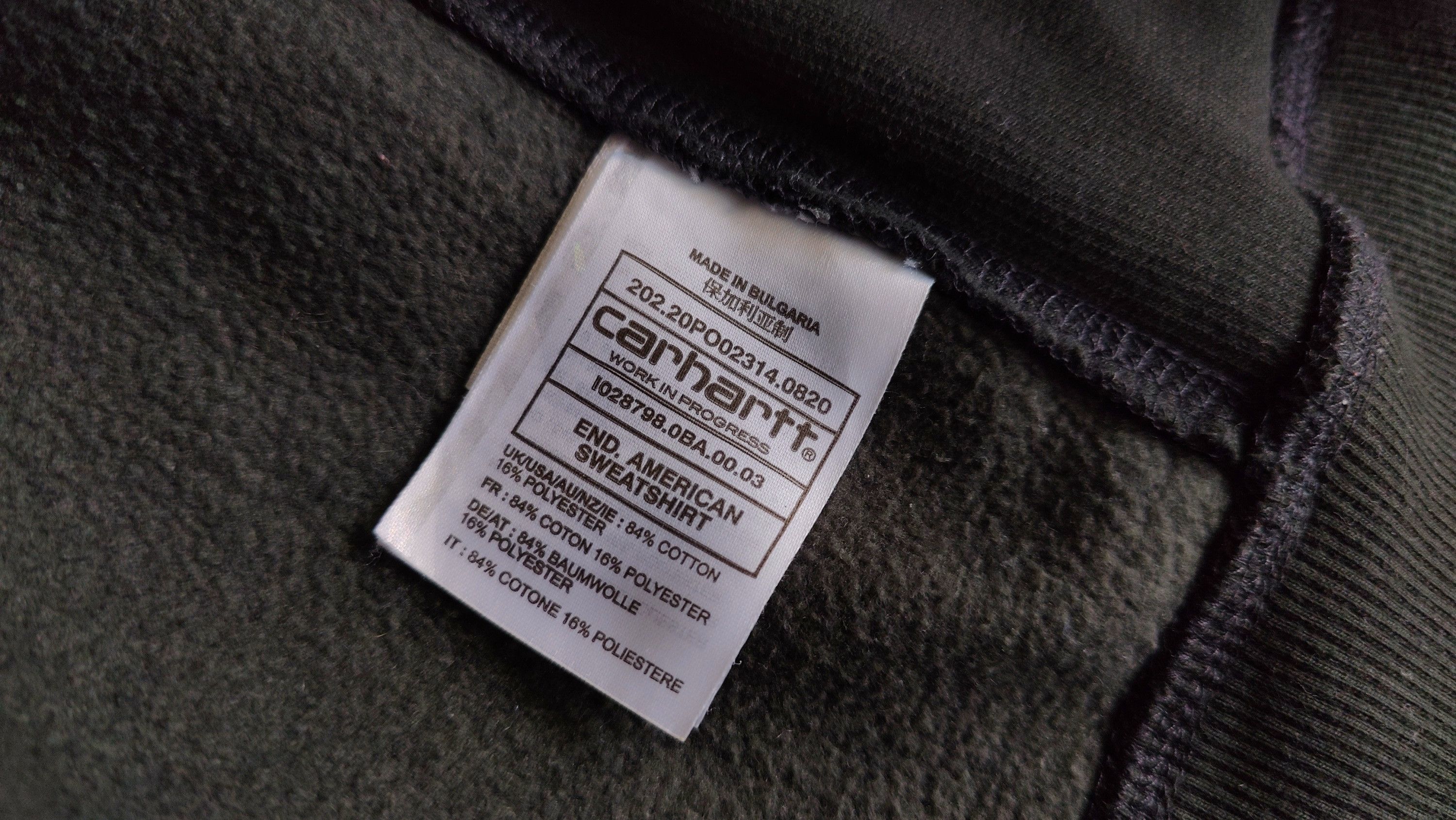 Carhartt × Carhartt Wip × END. Carhartt WIP x END Clothing Khaki American Sweatshirt Size US XL / EU 56 / 4 - 7 Thumbnail