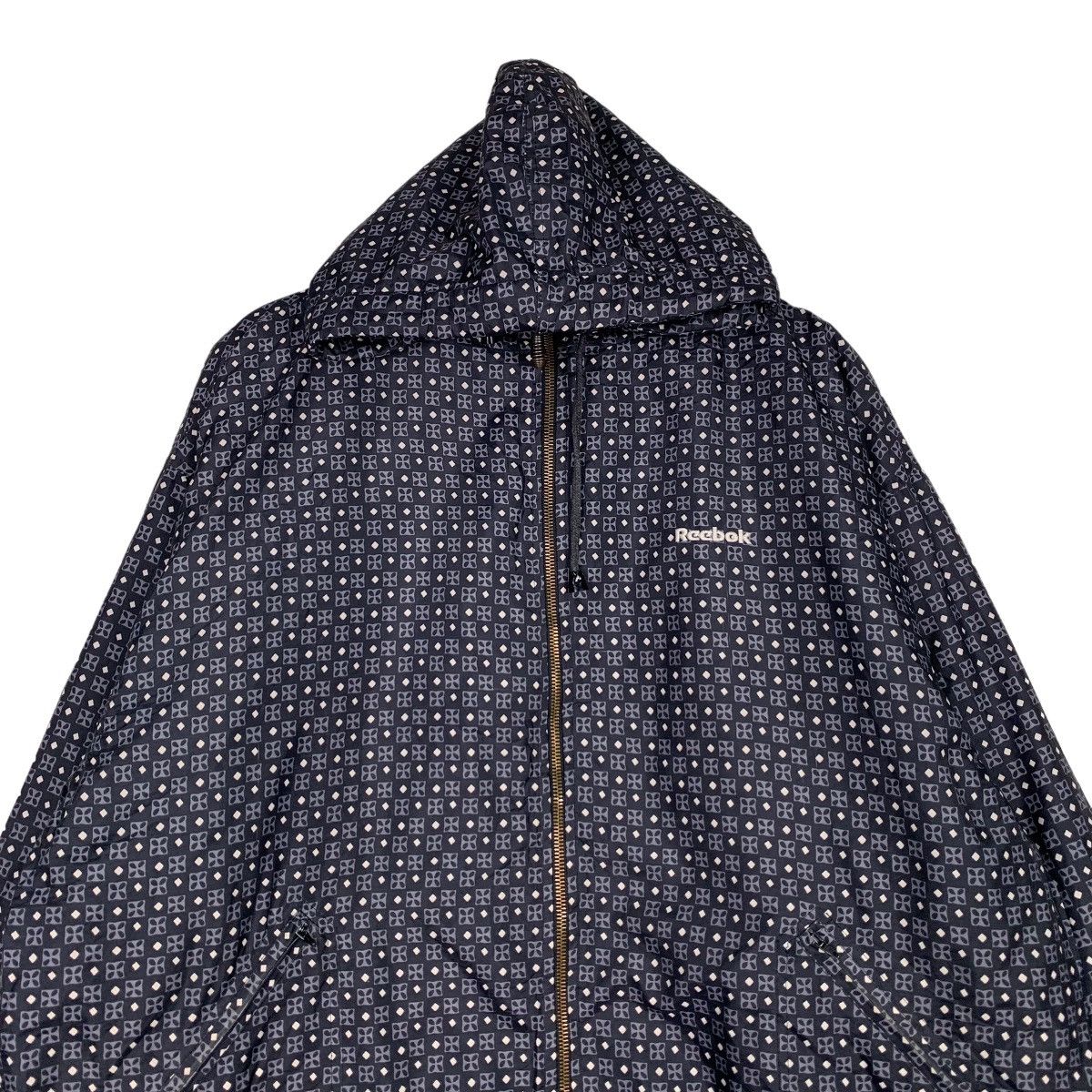 Reebok REEBOK Embroidery Logo Fullprint Hoodie Jacket #0063-C4 Size US XL / EU 56 / 4 - 3 Thumbnail
