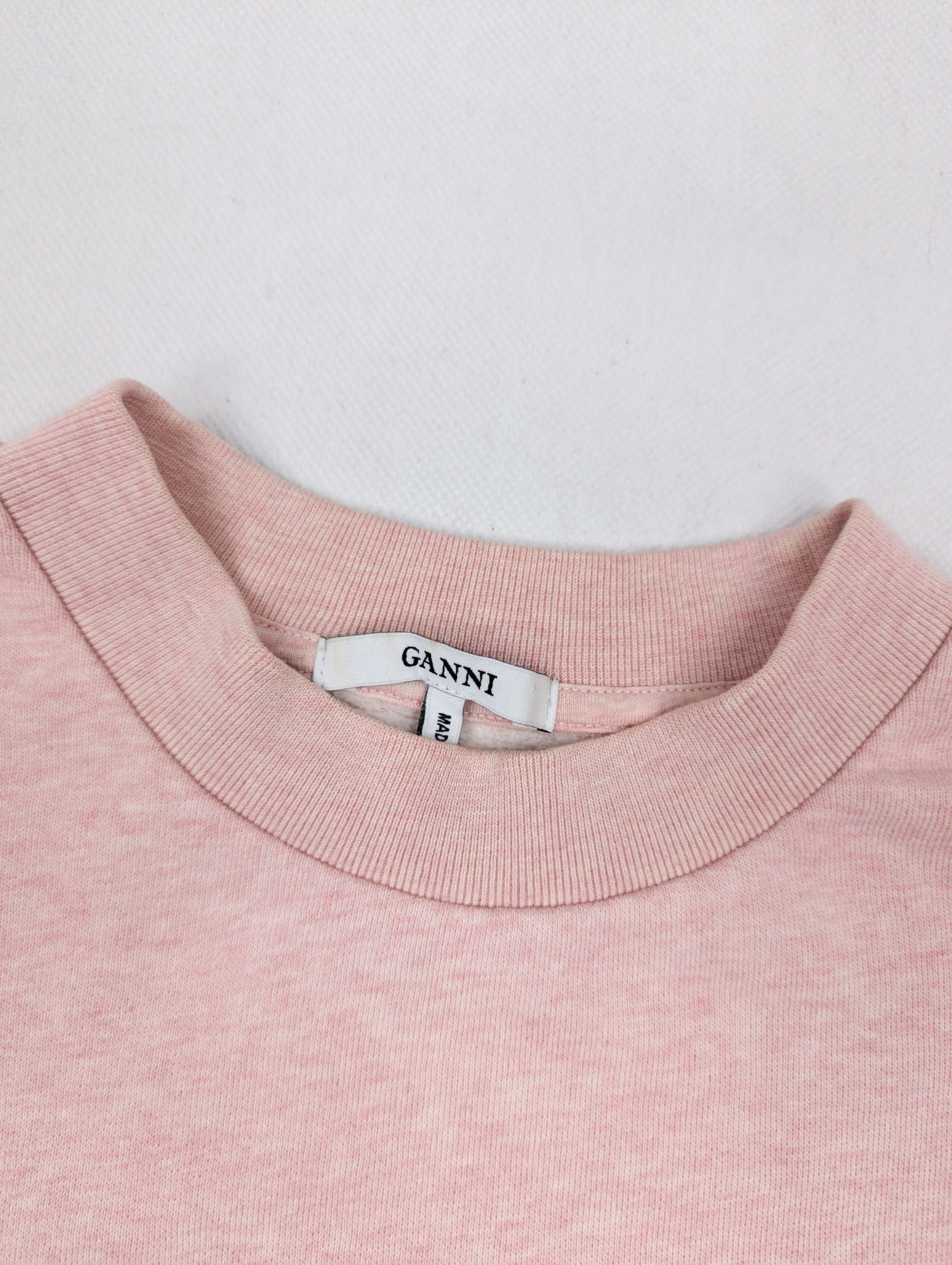 Ganni Ganni boss lady pink sweatshirt M Size M / US 6-8 / IT 42-44 - 4 Thumbnail