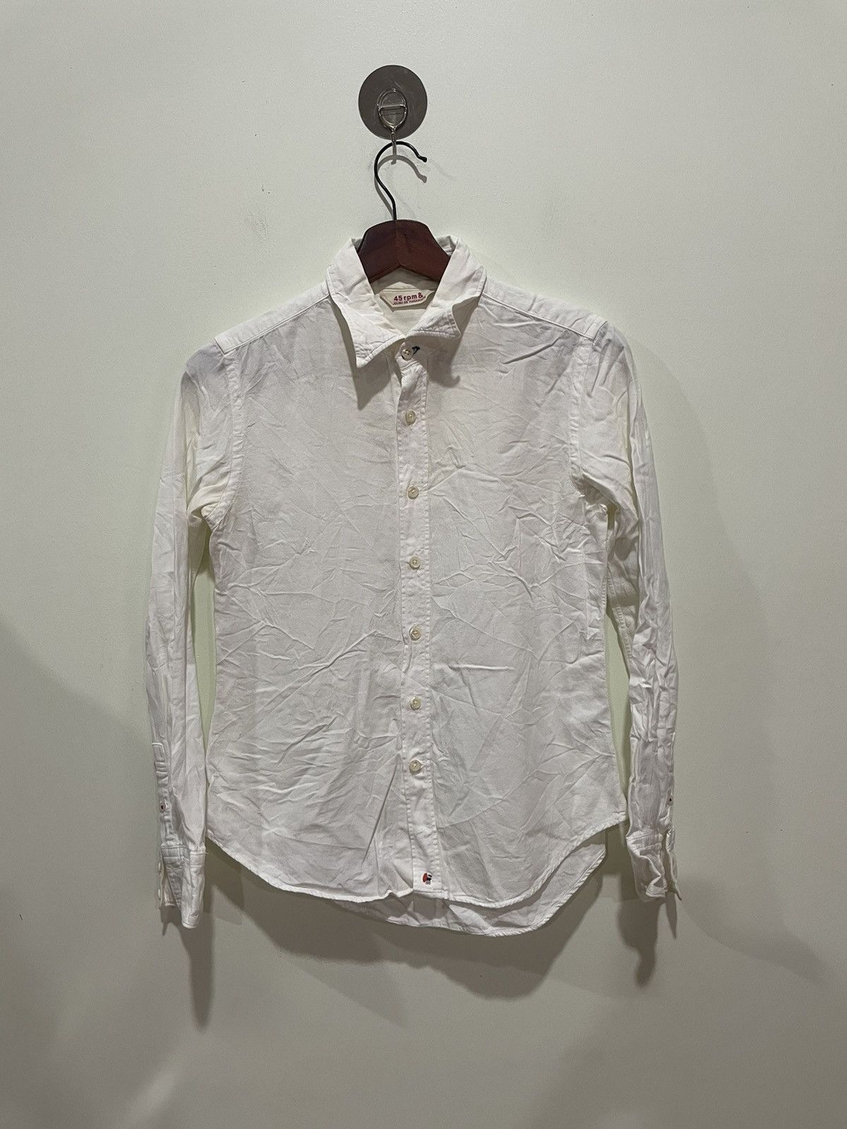 image of 45Rpm & Joube De Nagamochi Shirt in White, Men's (Size Small)