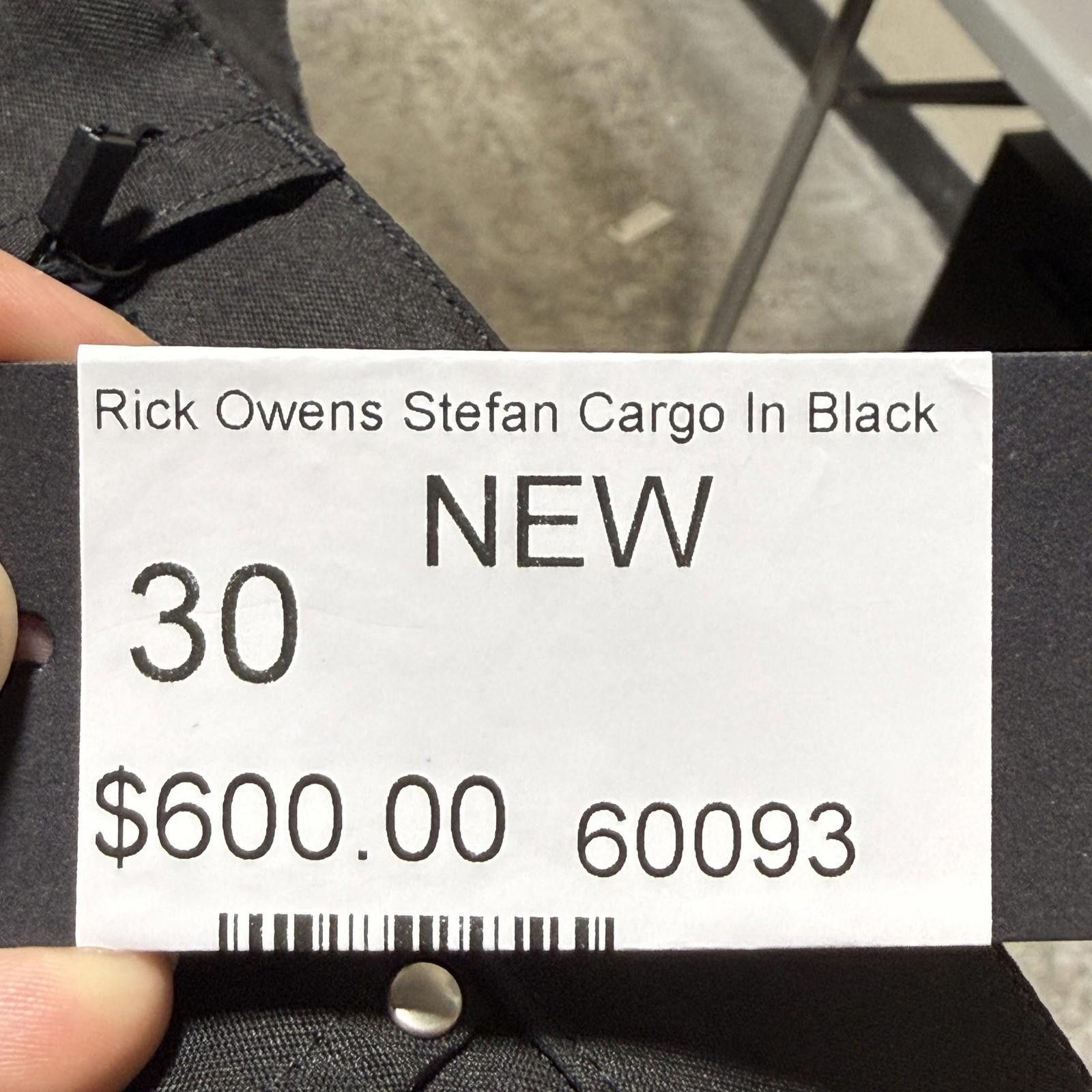 Rick Owens Rick Owens Stefan Cargo In Black 30 New Size US 30 / EU 46 - 5 Thumbnail