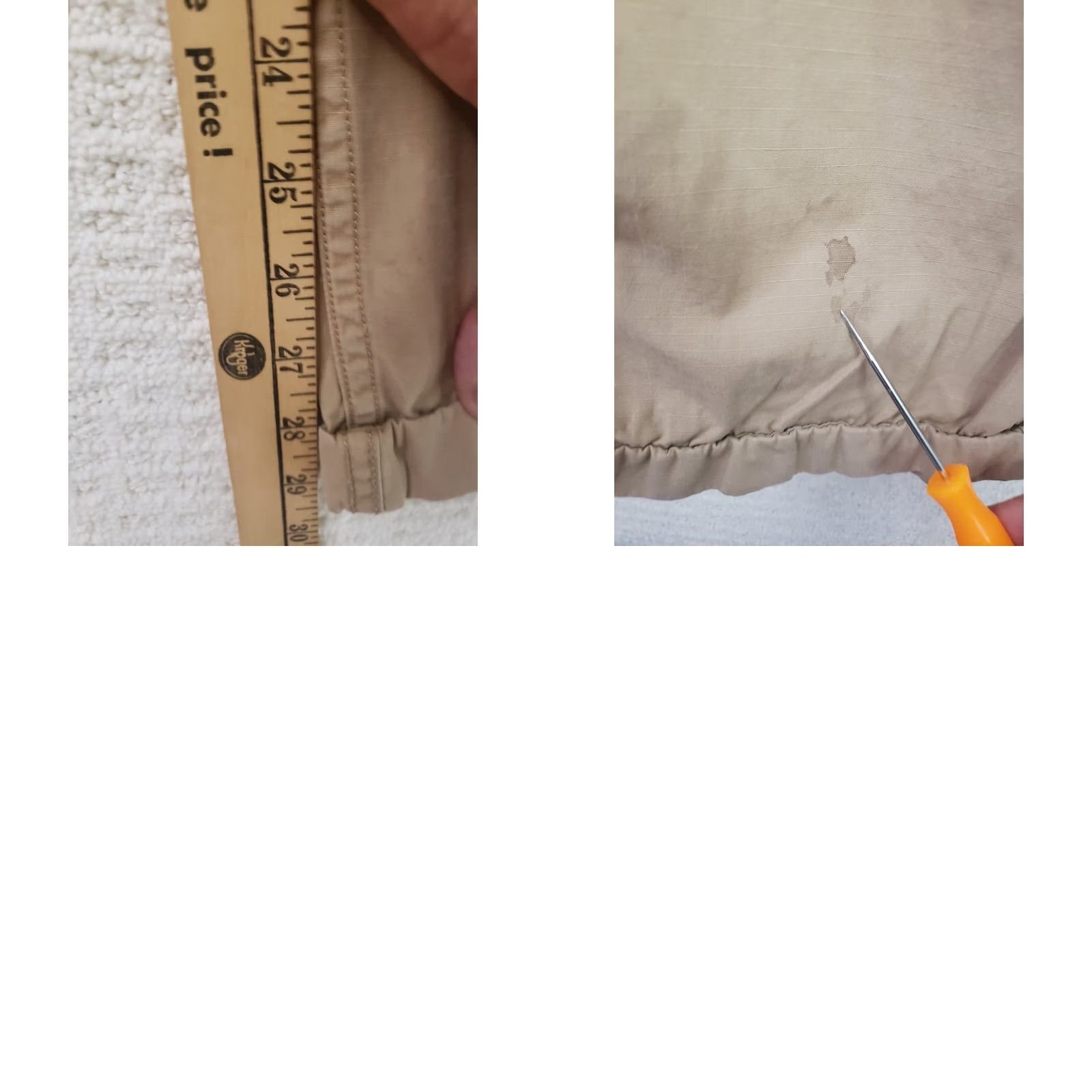 Lucky Brand Lucky Brand Pants Men 30x30 Tan Ripstop Cargo Pocket Straight Relaxed Mid Rise 30 In Beige Army Military 30x30 Casual Workwear Size US 30 / EU 46 - 11 Thumbnail