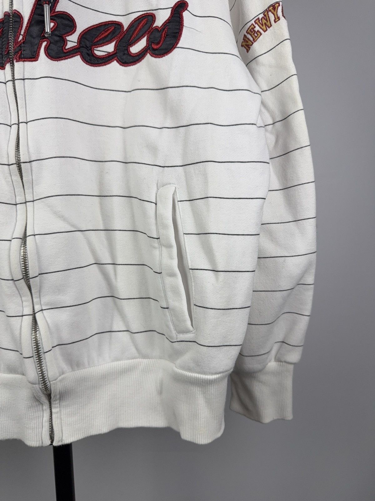 Majestic 00s Vintage Majestic Cooperstown NY Y2K Yankees Zip Hoodie Size US L / EU 52-54 / 3 - 5 Thumbnail