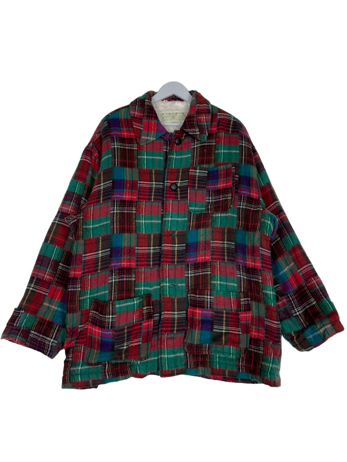 45rpm × Indigo × Japanese Brand 💥KINGWIN PATCHWORK WORKER INSPIRED KAPITAL Size US XXL / EU 58 / 5 - 1 Thumbnail