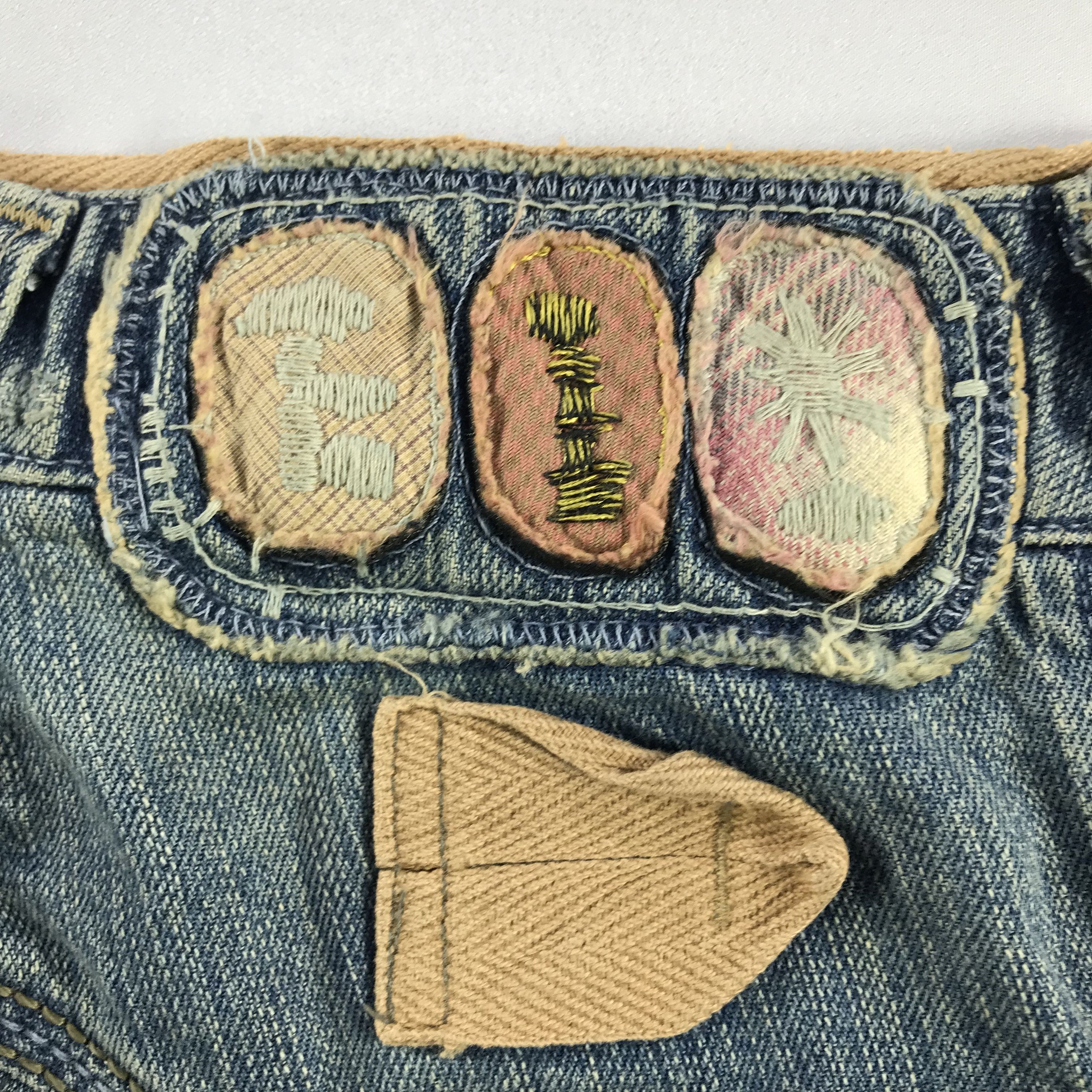 Marithe + Francois Girbaud Marithe Francois Girbaud Jeans Biker Denim KJ3195 Size US 30 / EU 46 - 5 Thumbnail